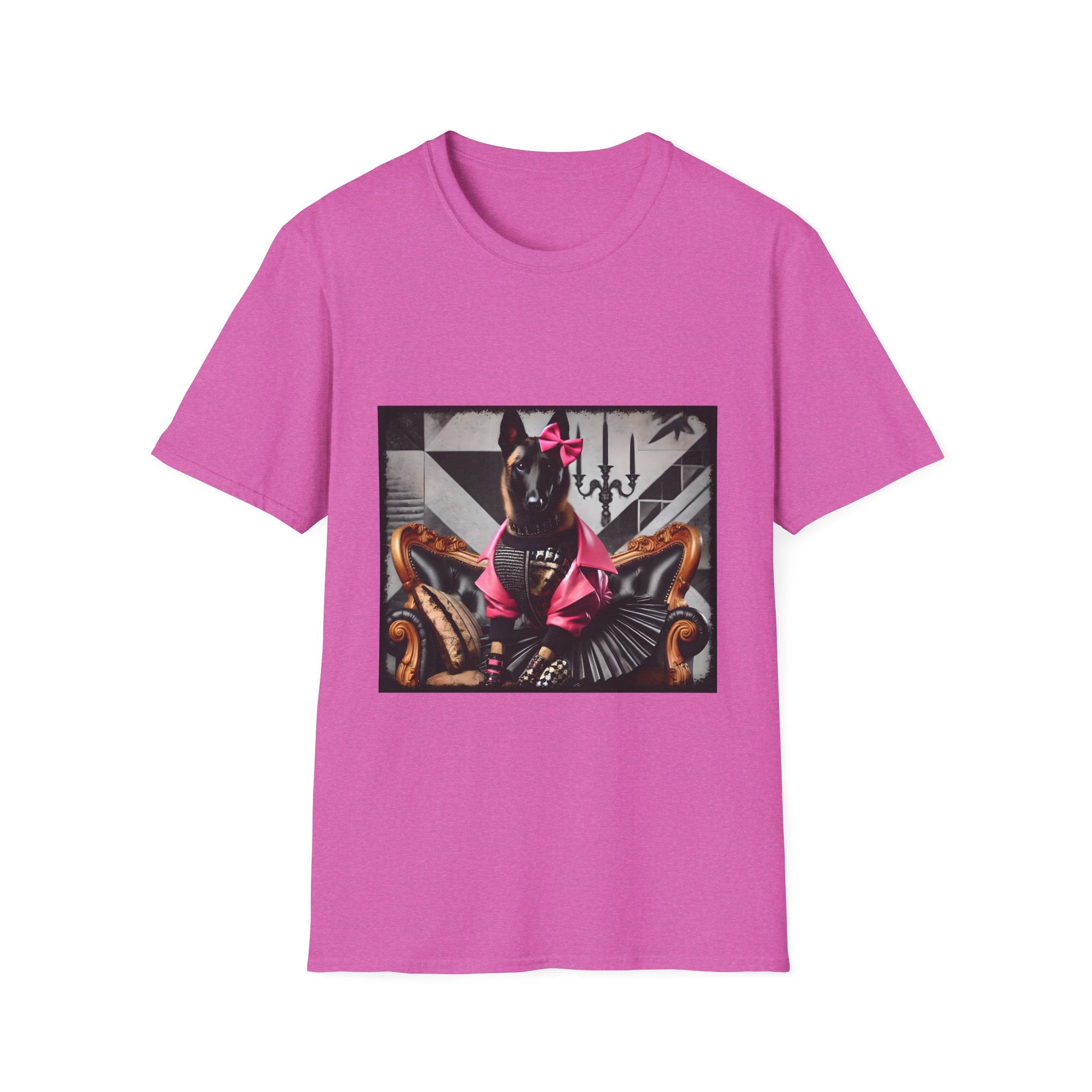 Belgian Malinois Pink Rocker | Unisex Dog T-Shirt