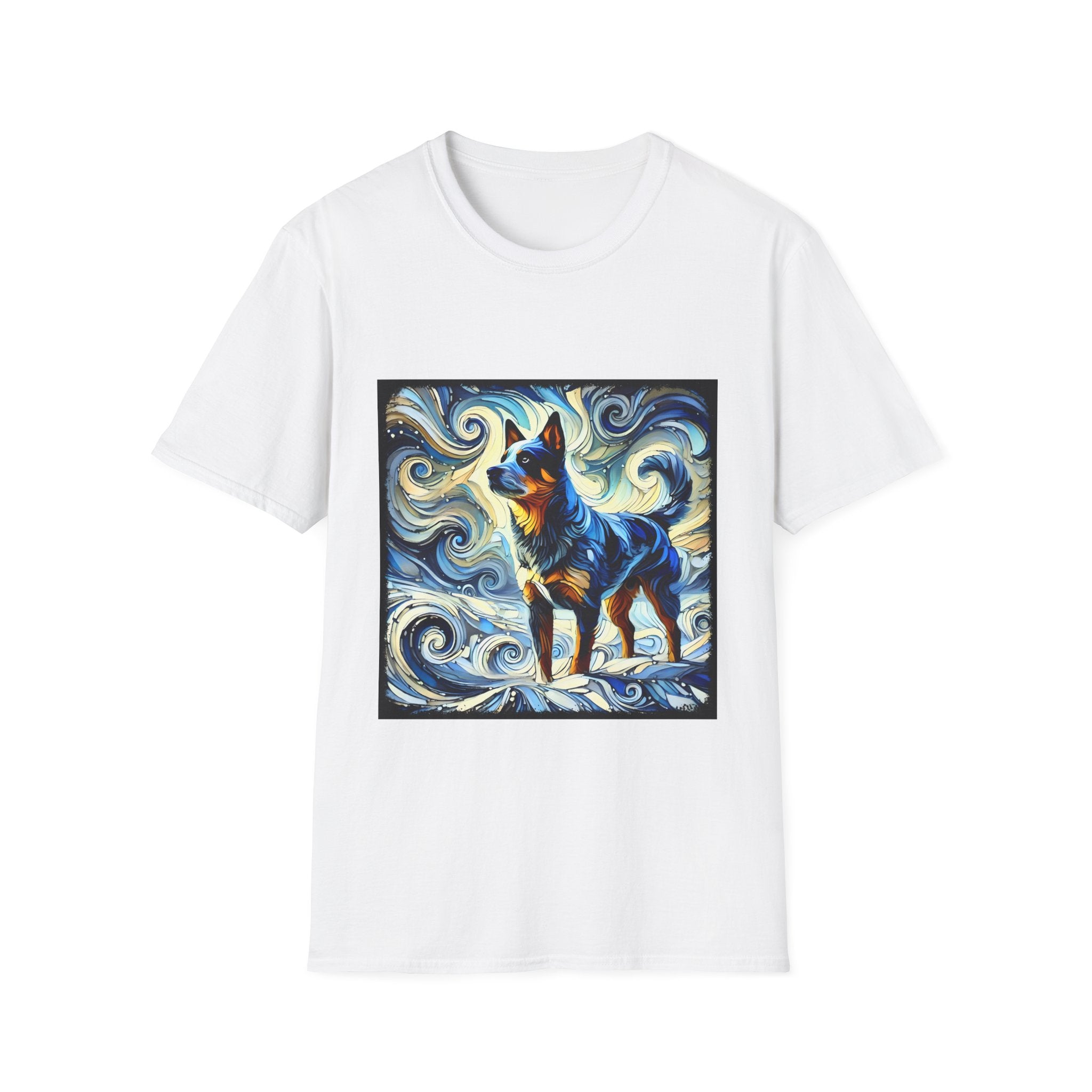Australian Cattle Dog Blue Swirl | Unisex Dog T-Shirt