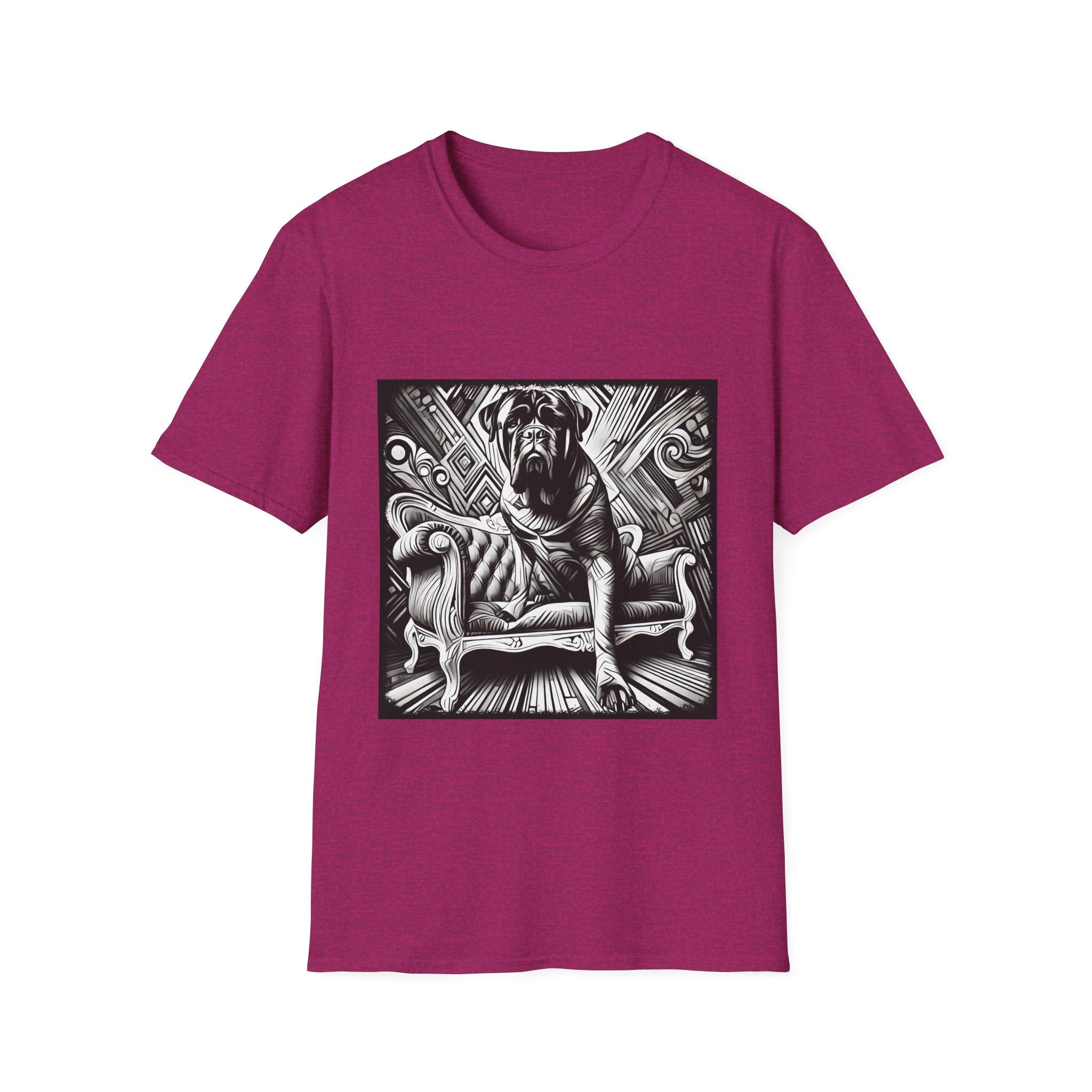Bullmastiff B&W Bold | Unisex Dog T-Shirt
