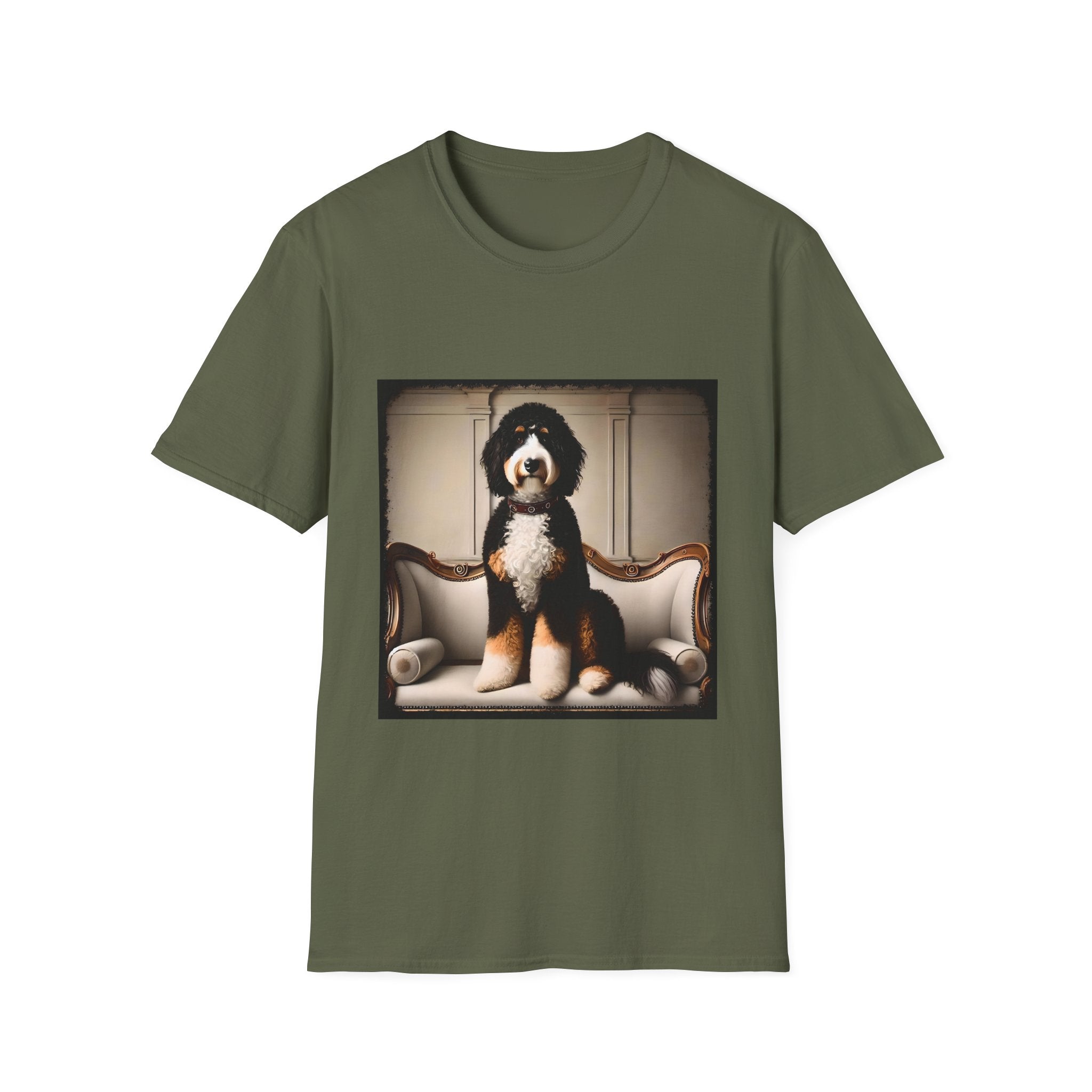 Bernedoodle Poised Posh | Unisex Dog T-Shirt