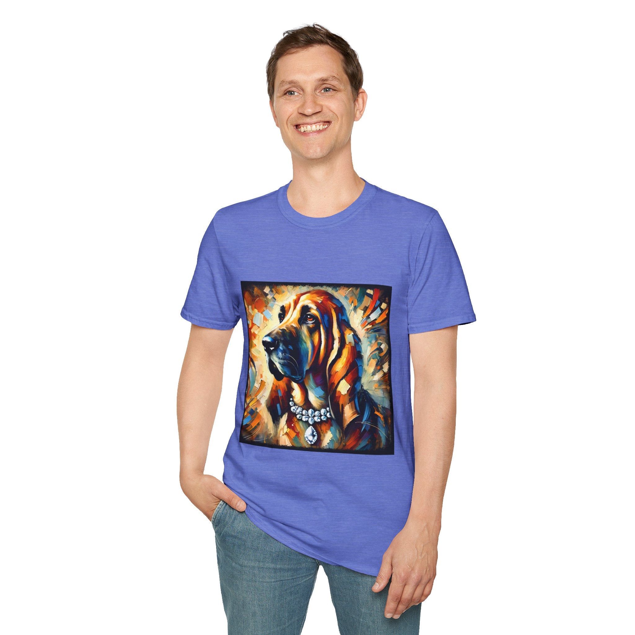 Bloodhound Diamond Bold Classic | Unisex Dog T-Shirt