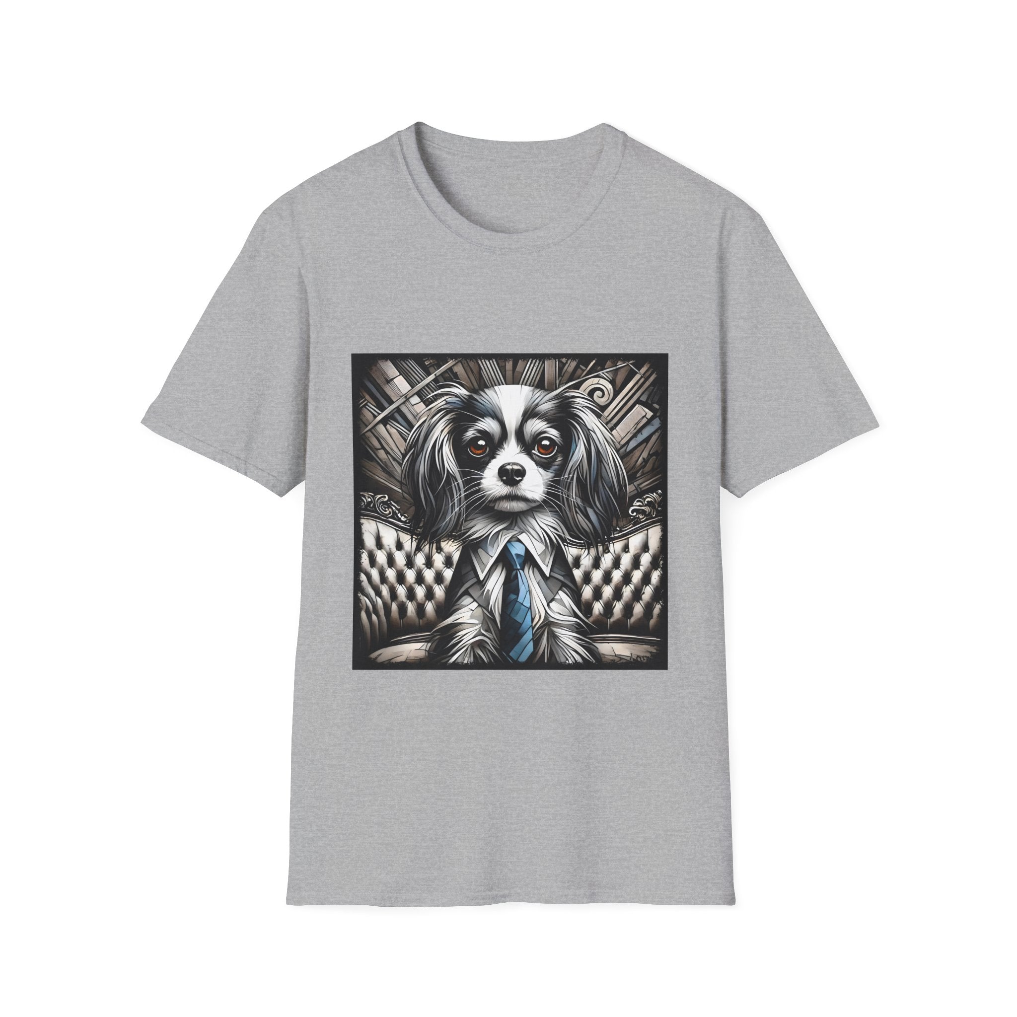 Cavalier King Charles Spaniel B&W Bold Eyes | Unisex Dog T-Shirt