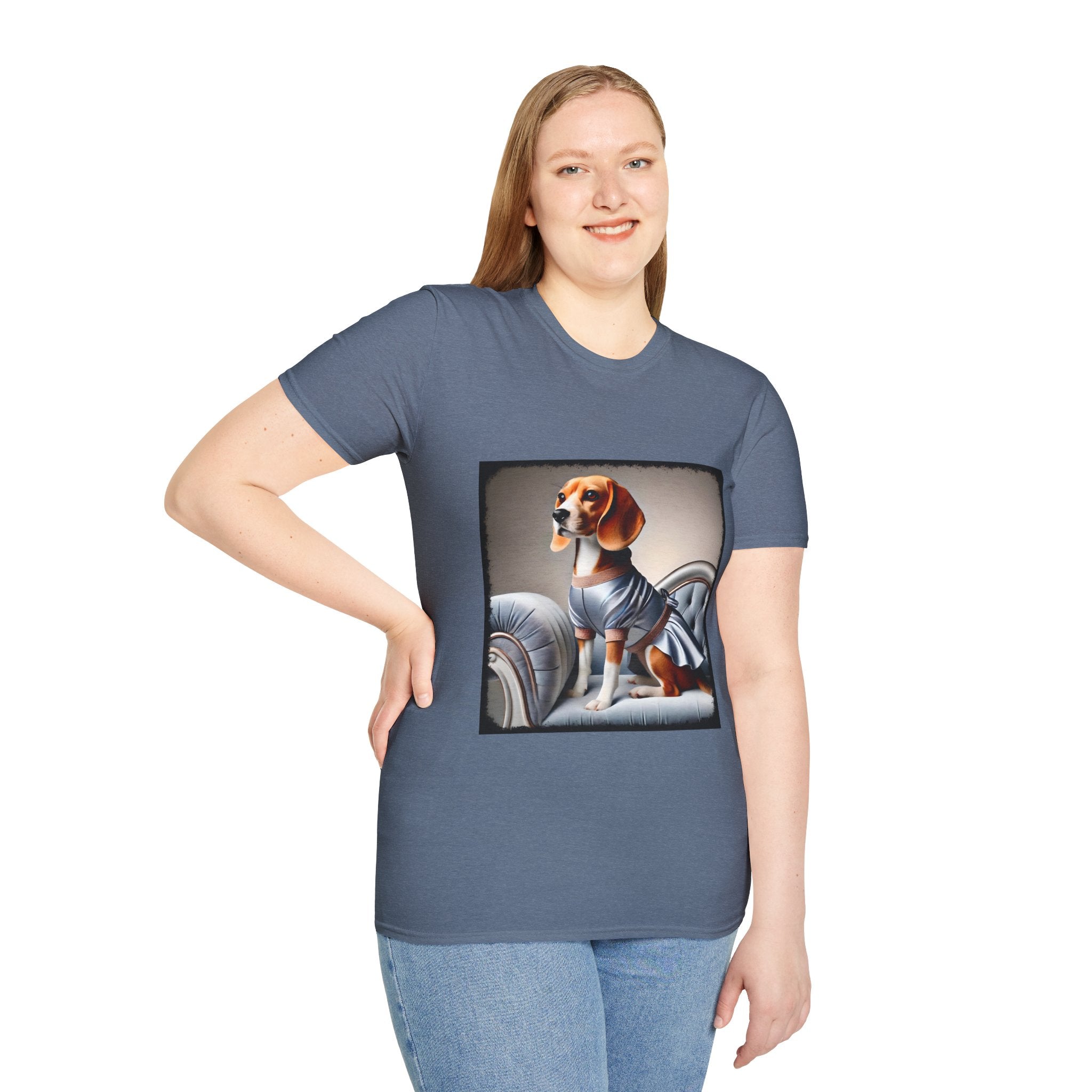 Beagle Satin Seductress | Unisex Dog T-Shirt