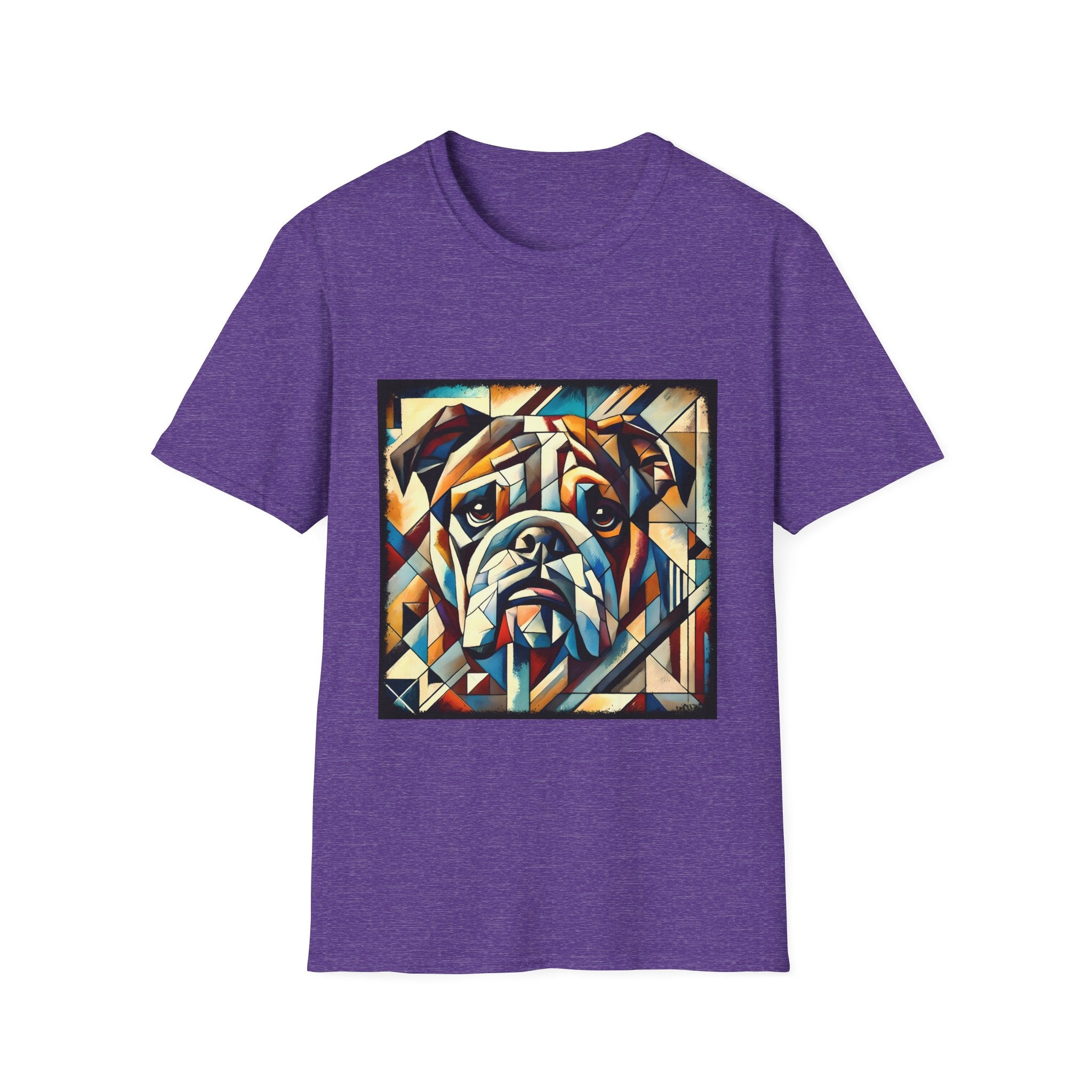 Bulldog Warm Geometric | Unisex Dog T-Shirt