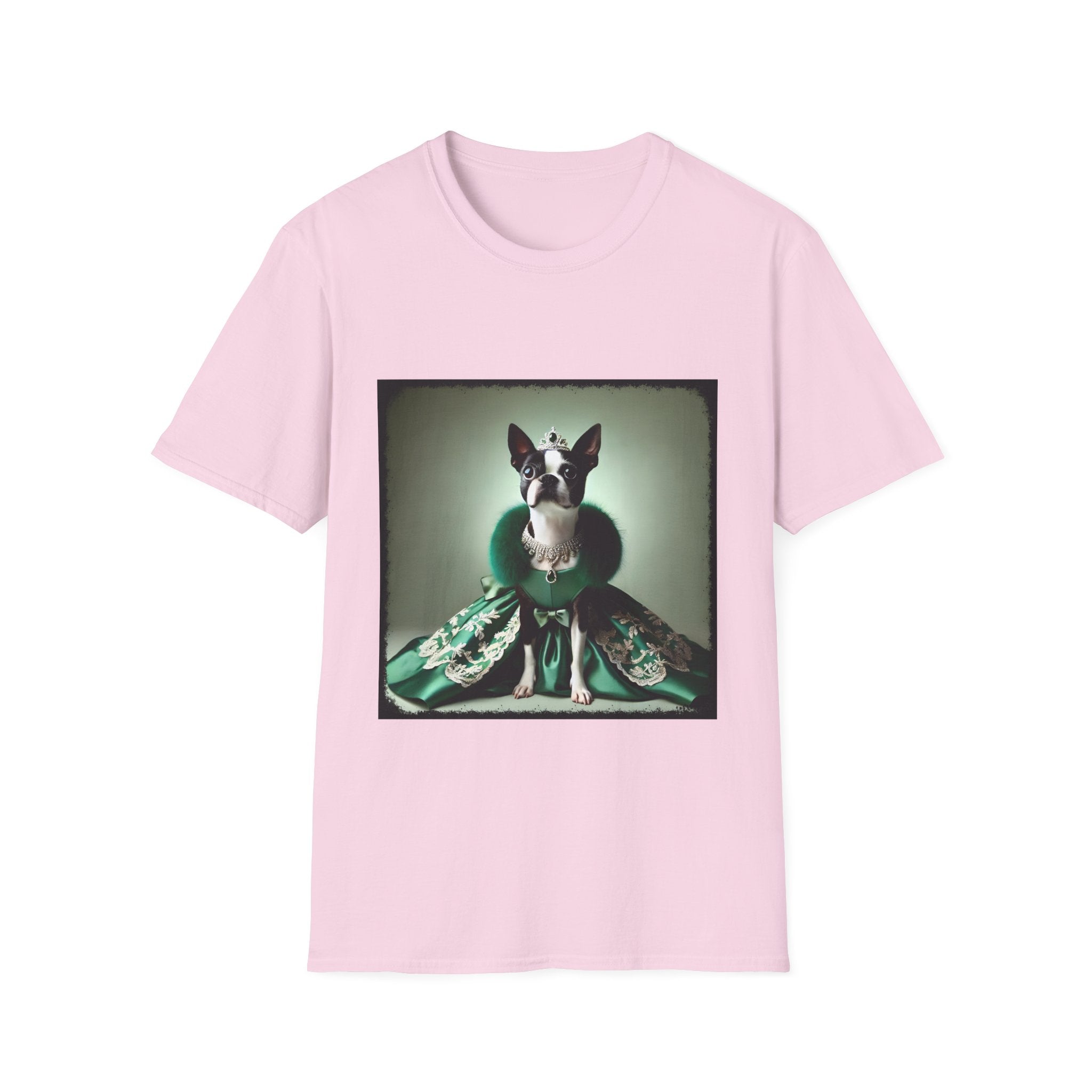 Boston Terrier pet‑portrait tee unisex fit