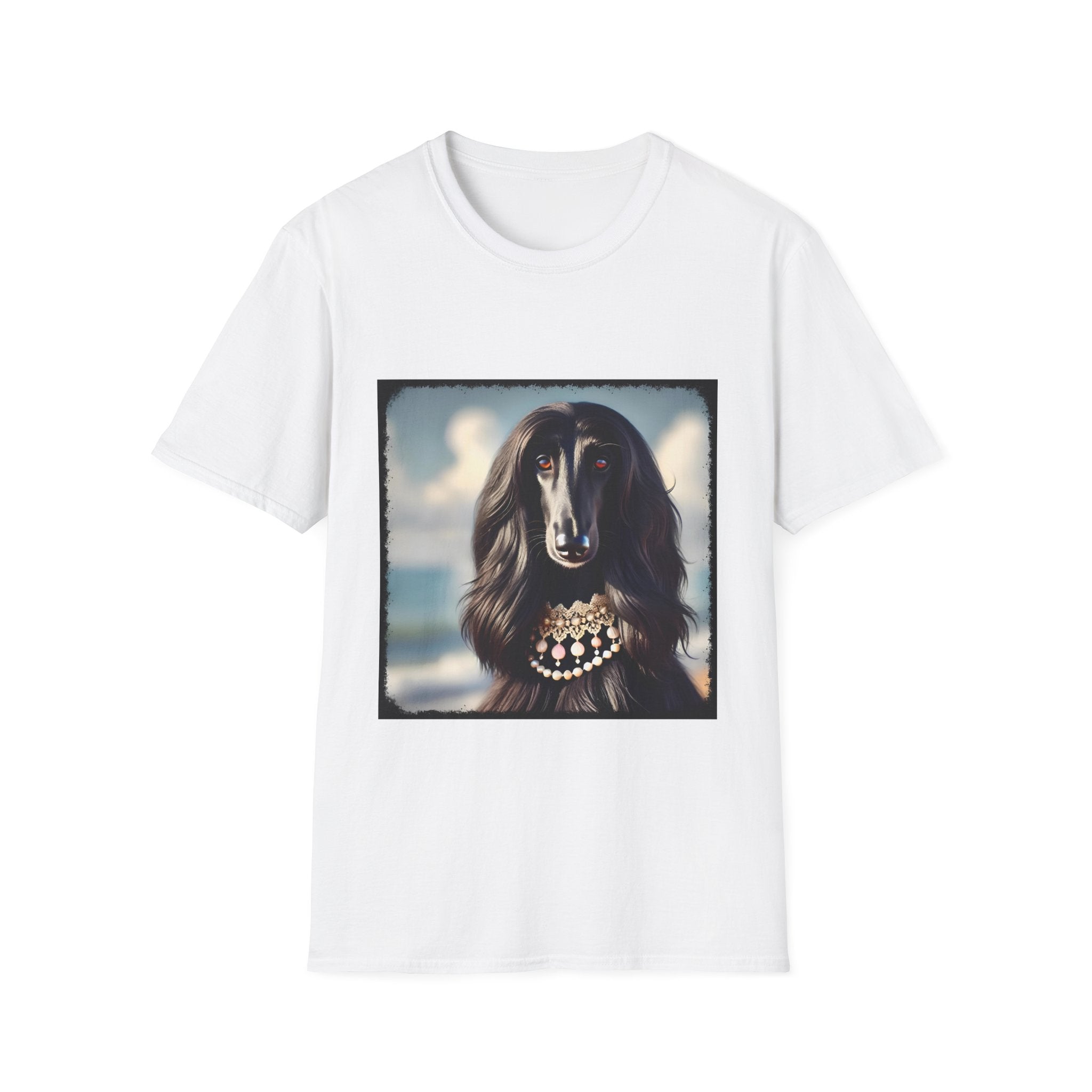 Afghan Hound Beach Bombshell | Unisex Dog T-Shirt