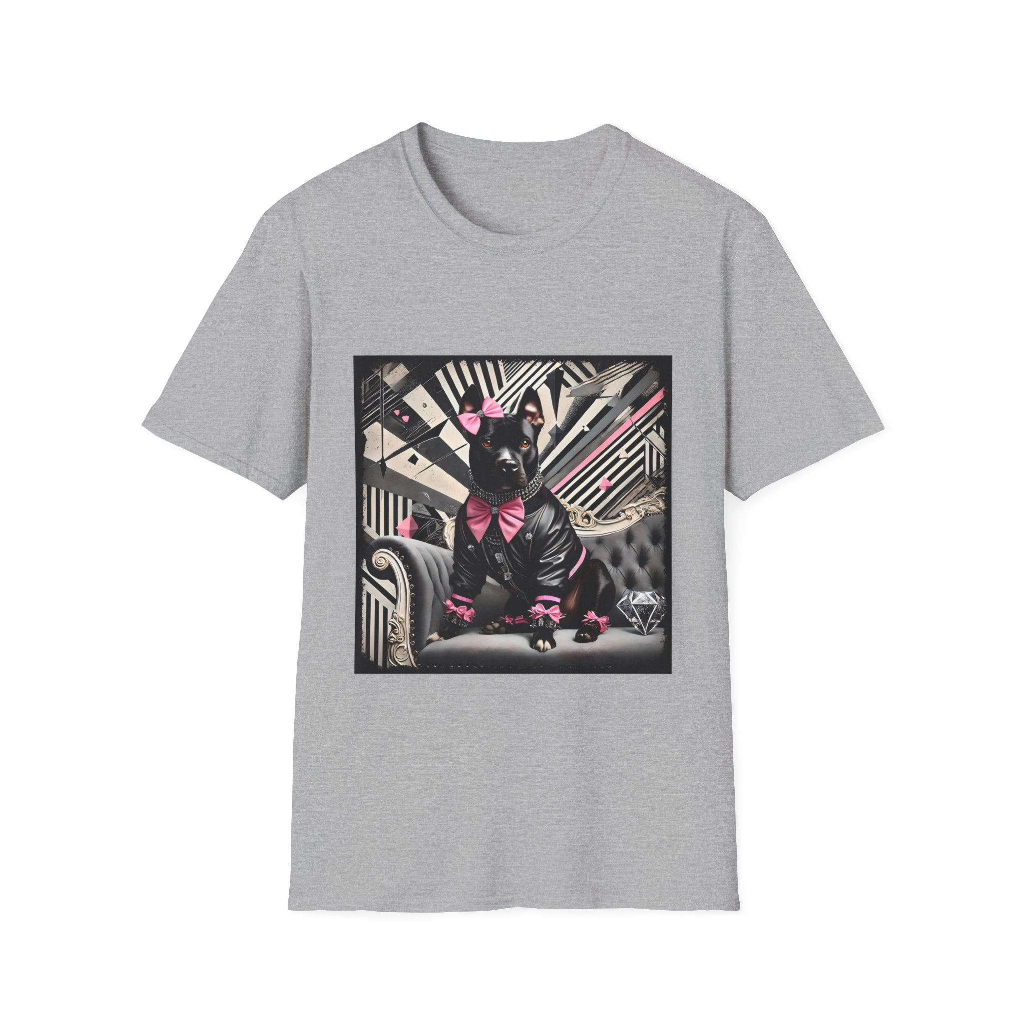American Pit Bull Terrier Chic Rocker | Unisex Dog T-Shirt