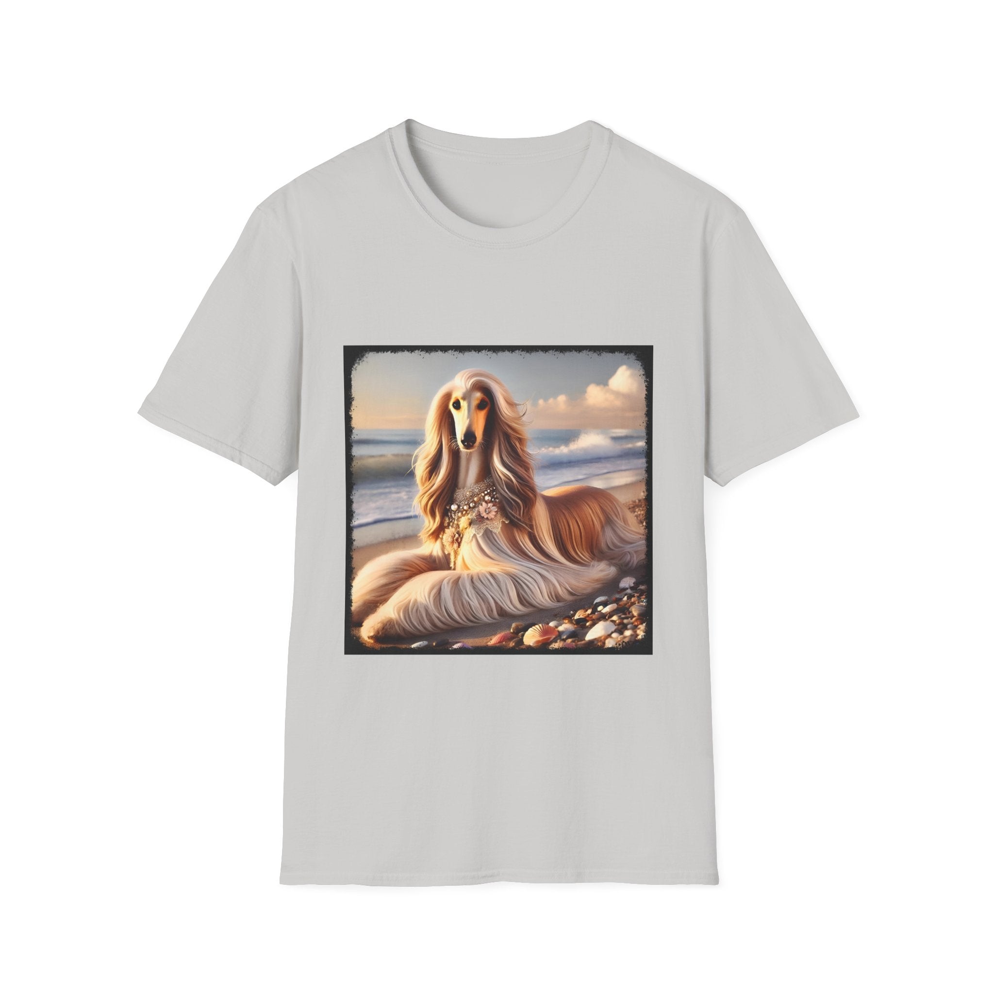 Afghan Hound Seashell Sweetie | Unisex Dog T-Shirt