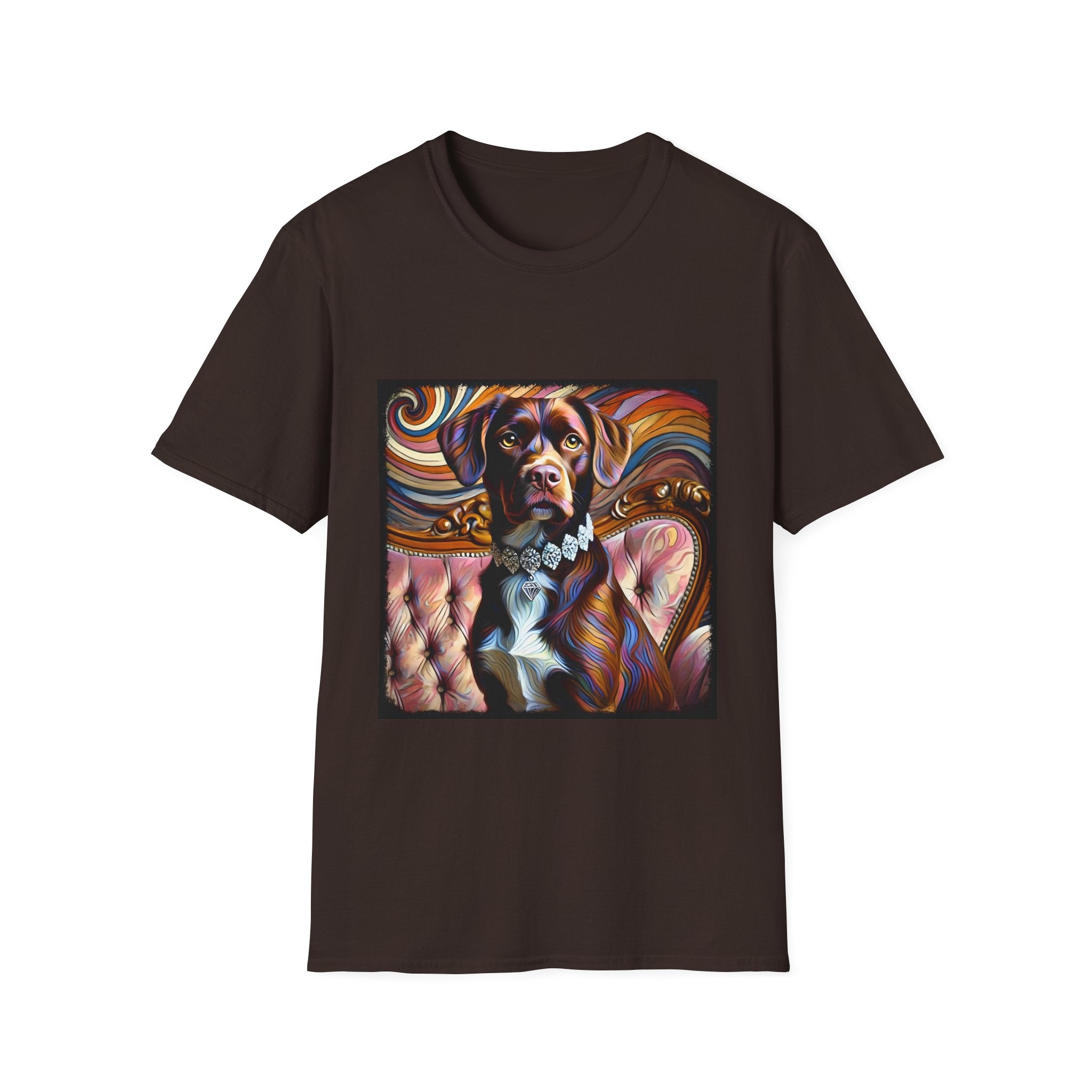 Labrador Retriever Vivid Swirl | Unisex Dog T-Shirt