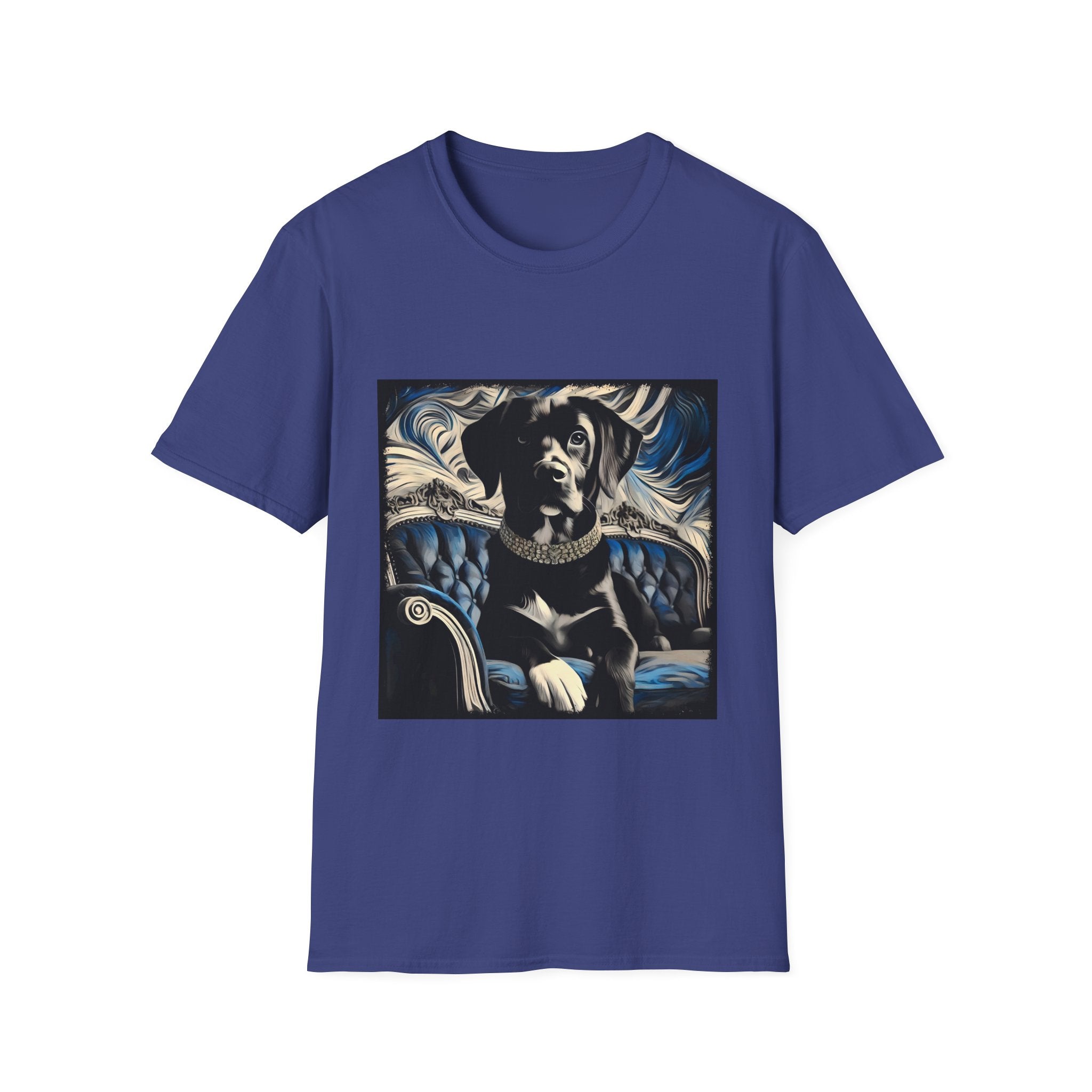 Labrador Retriever Blue and Black Swirl | Unisex Dog T-Shirt