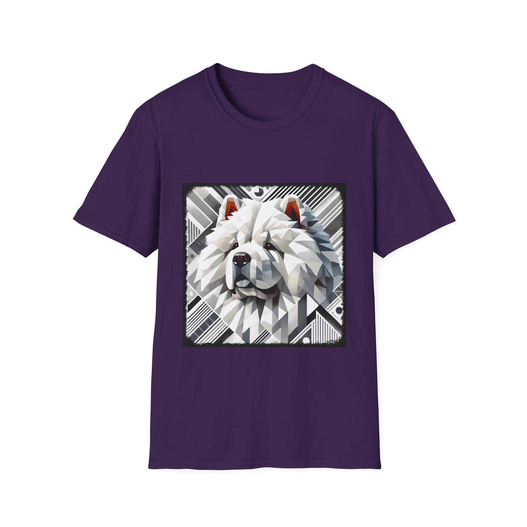 Chow Chow Snow Geometric | Unisex Dog T-Shirt