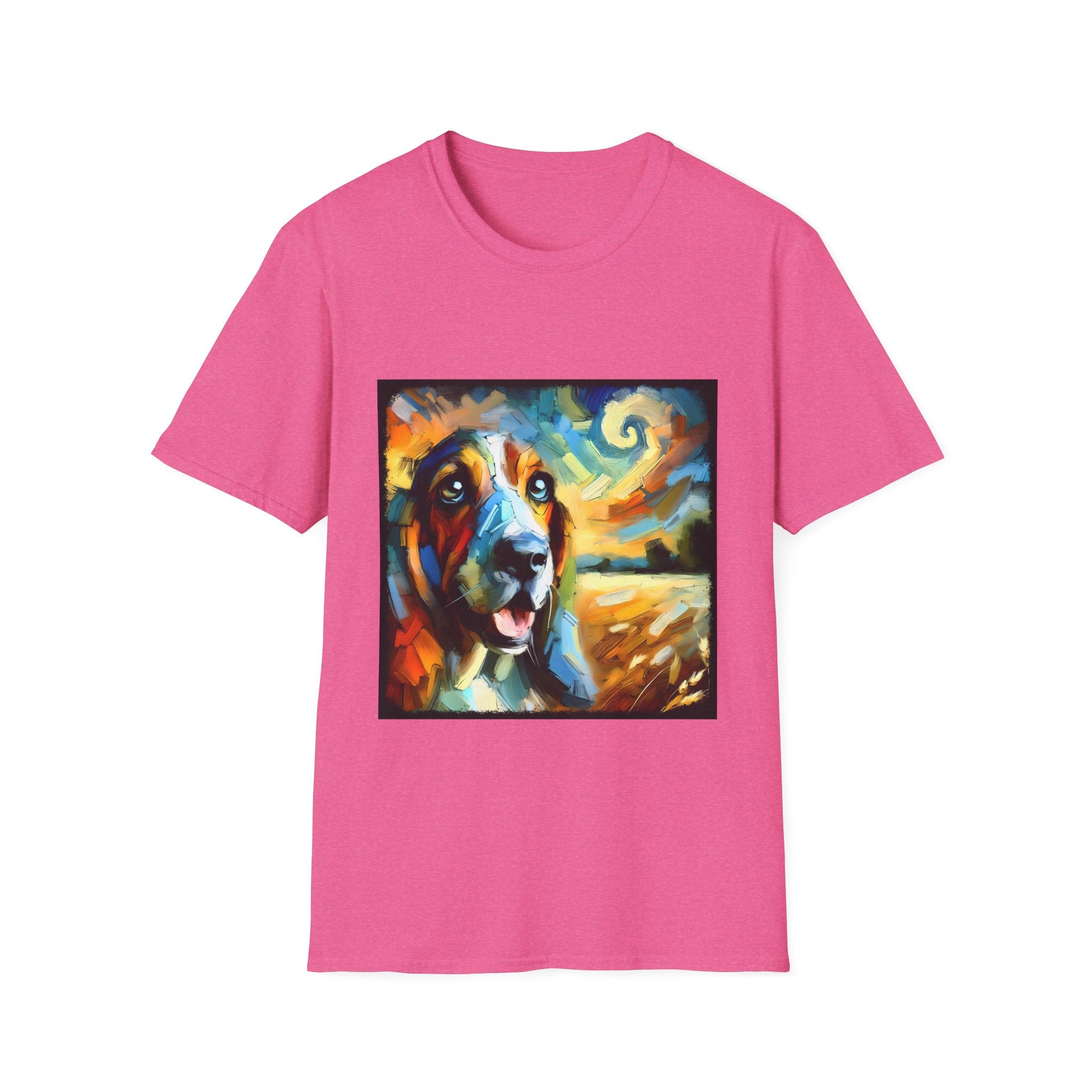 Basset Hound Sun Swirl | Unisex Dog T-Shirt
