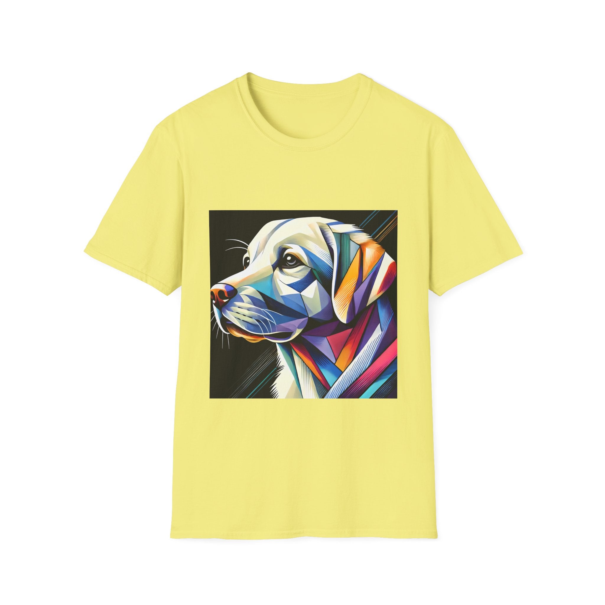 Labrador Retriever Multicolor Geometric | Unisex Dog T-Shirt