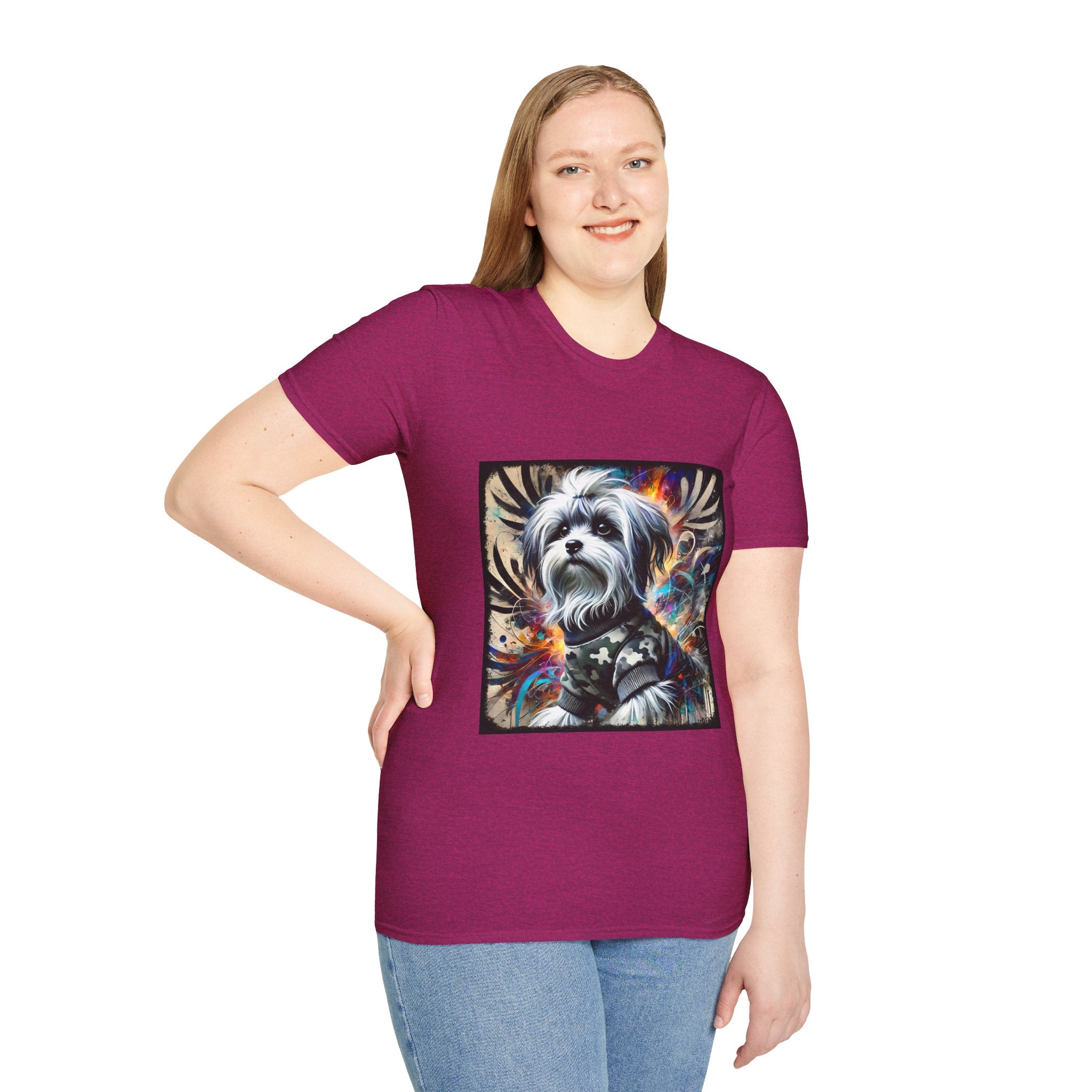 Maltese Bold Armor Classic | Unisex Dog T-Shirt