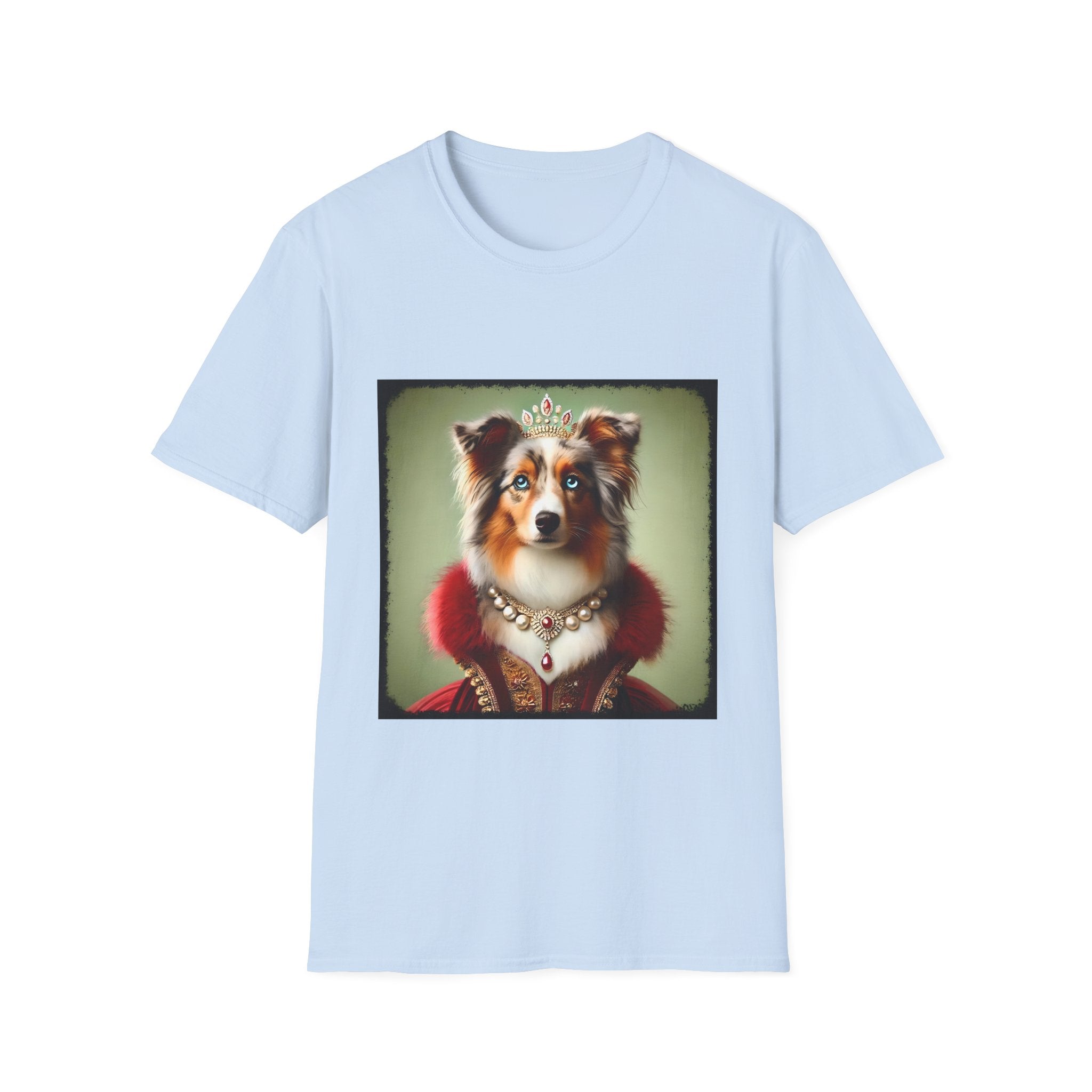 Miniature American Shepherd Red Merle Queen | Unisex Dog T-Shirt
