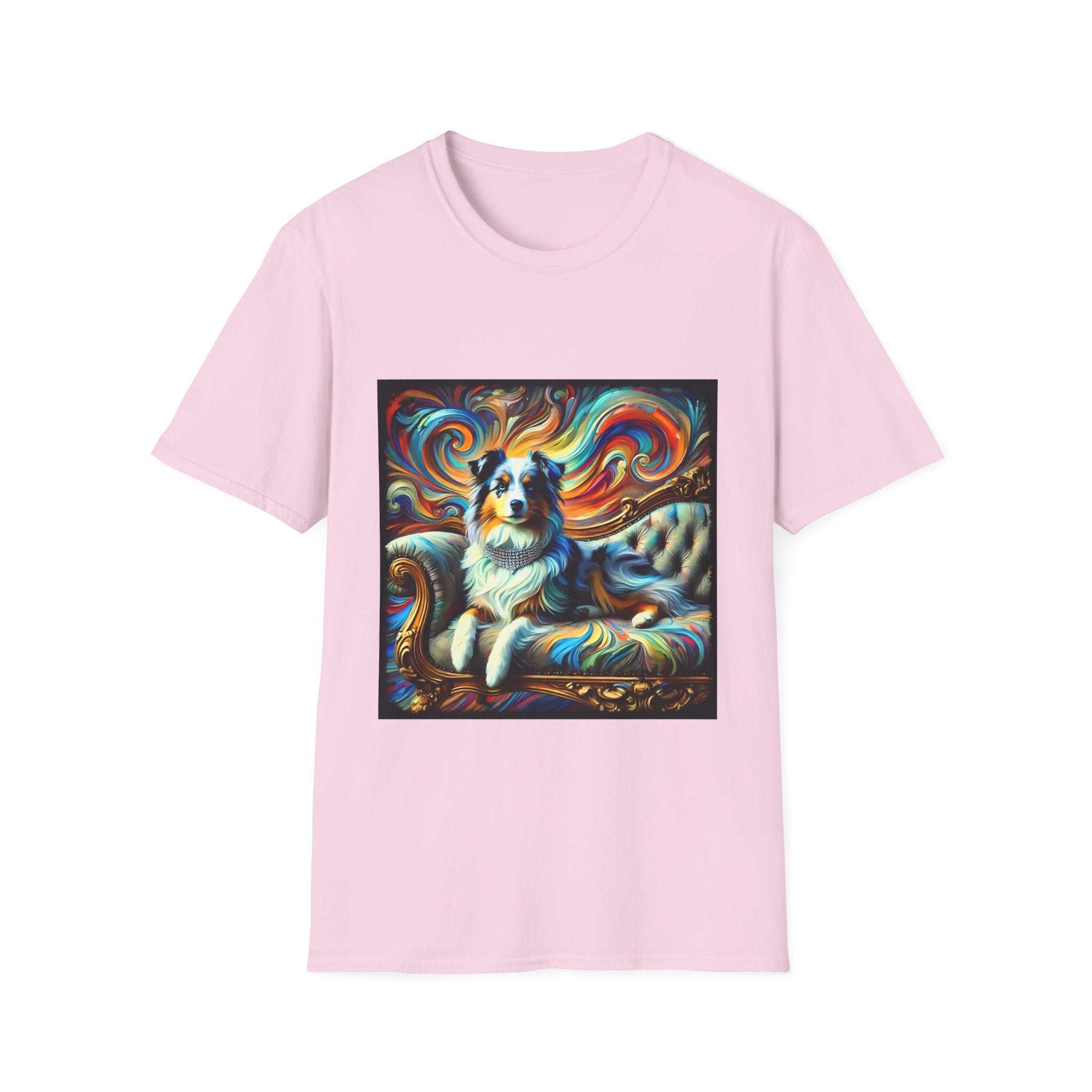 Miniature American Shepherd Vivid Swirl | Unisex Dog T-Shirt