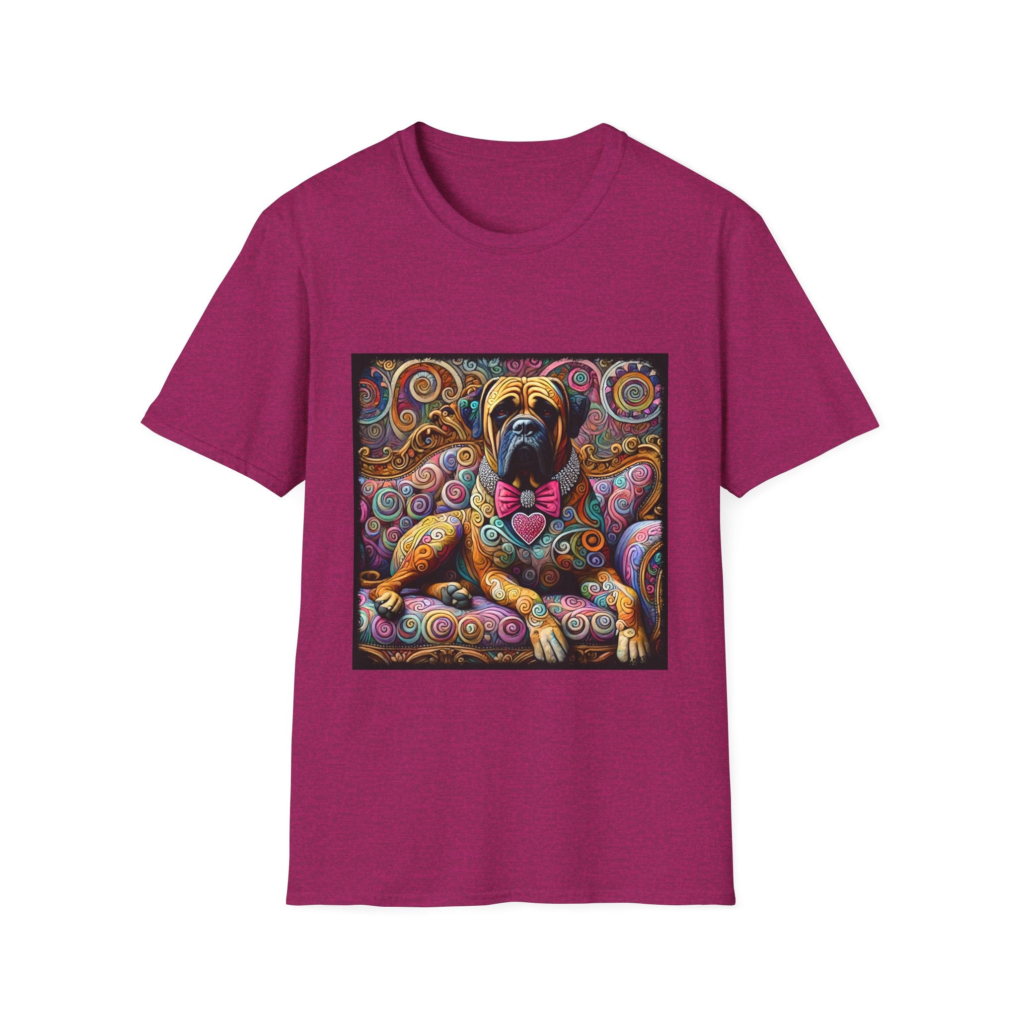 Bullmastiff Love Swirl | Unisex Dog T-Shirt
