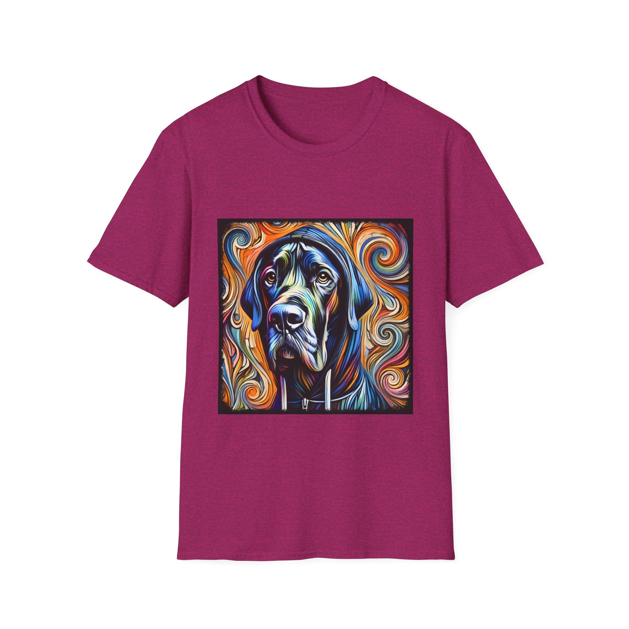 Great Dane Relaxed Swirl II | Unisex Dog T-Shirt