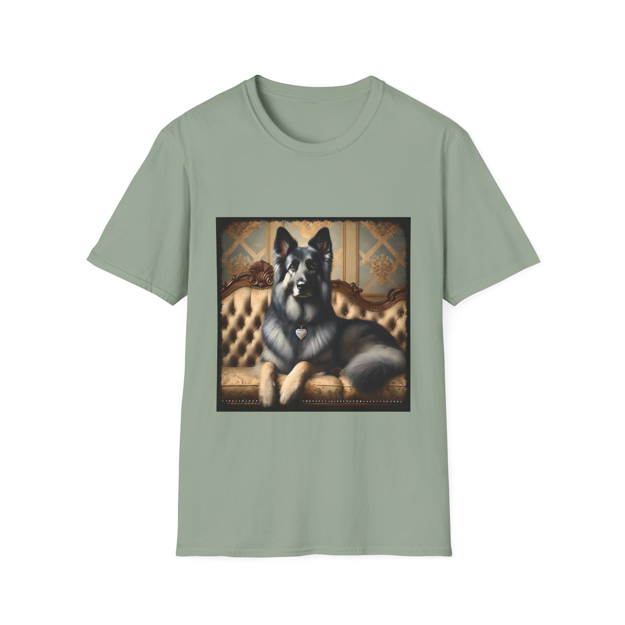 German Shepherd Diamond Princess | Unisex Softstyle T-Shirt
