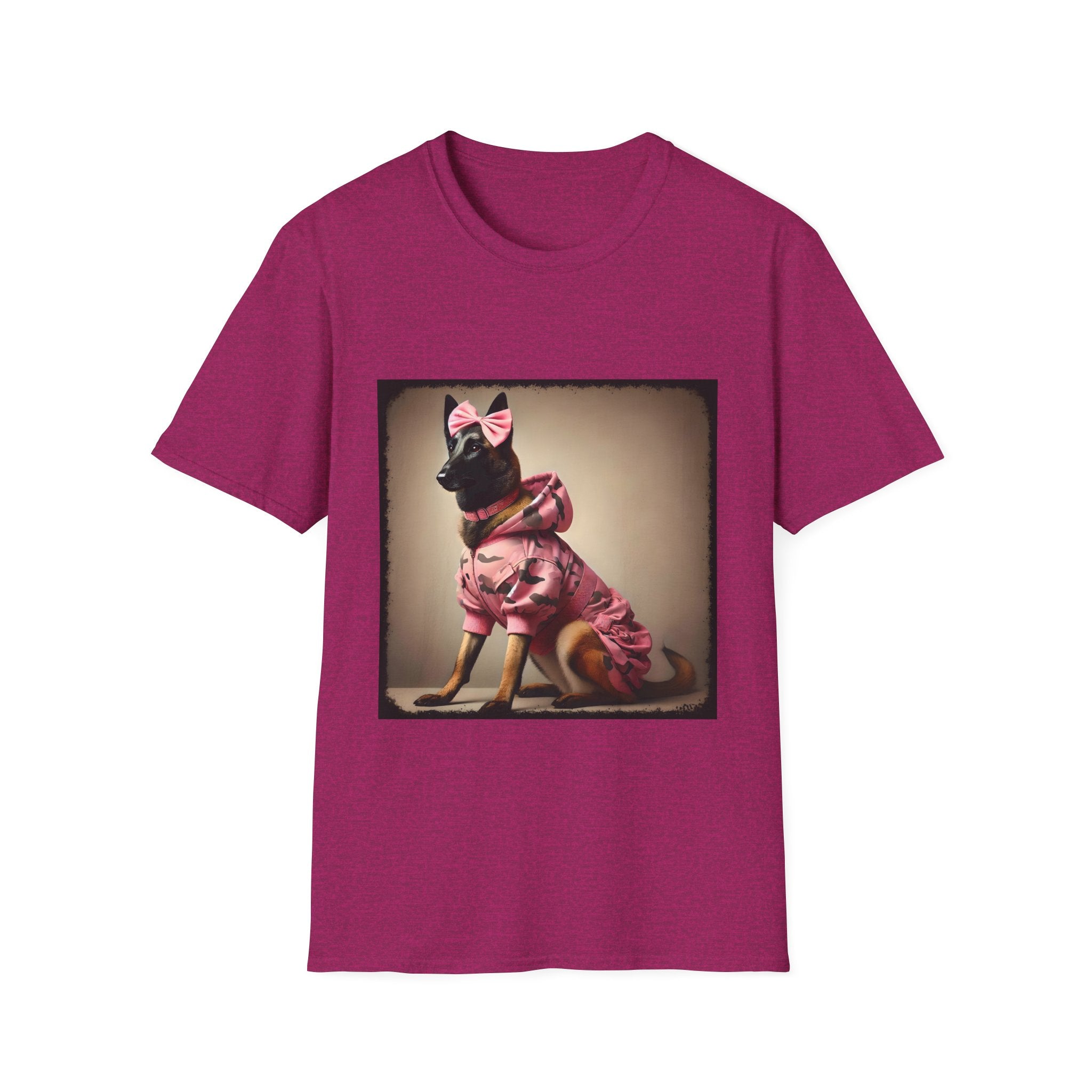 Belgian Malinois Pink Camo Cutie | Unisex Dog T-Shirt