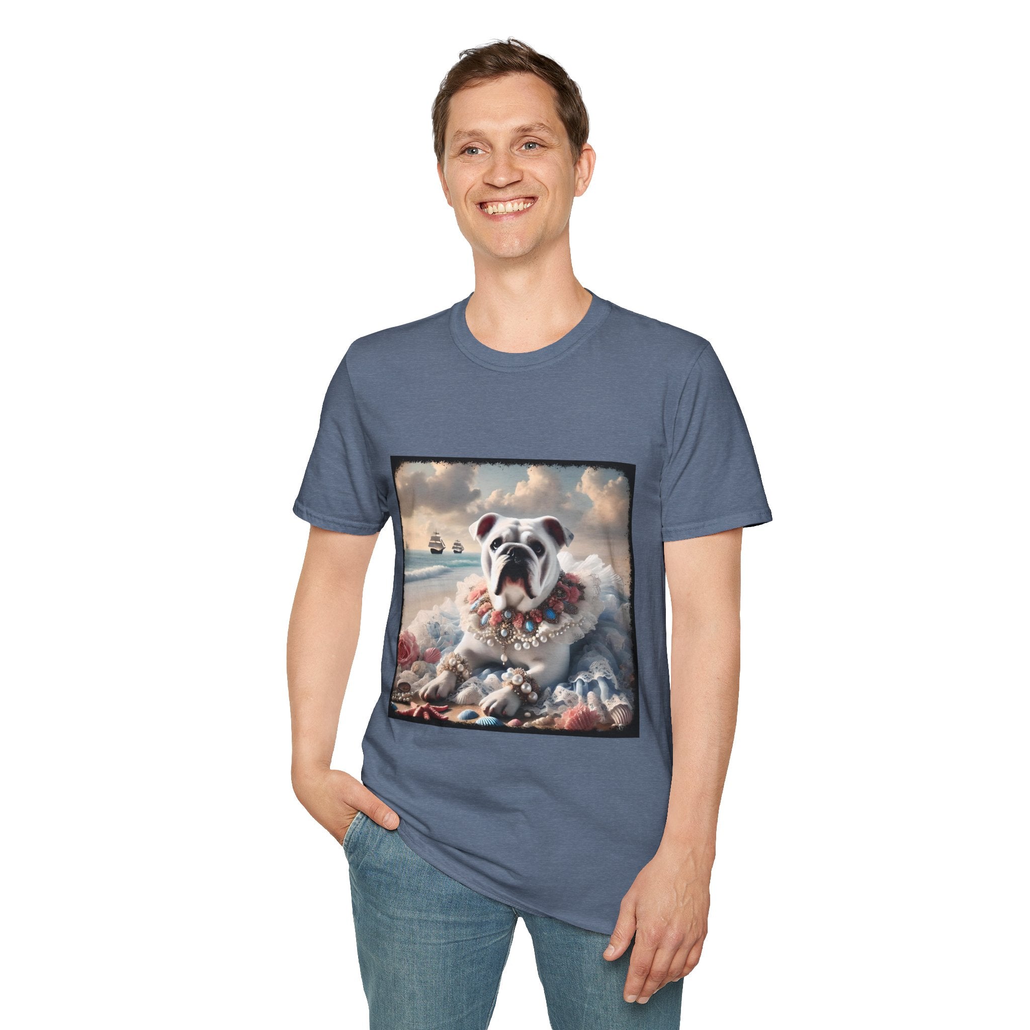 Bulldog Beach Dream | Unisex Dog T-Shirt