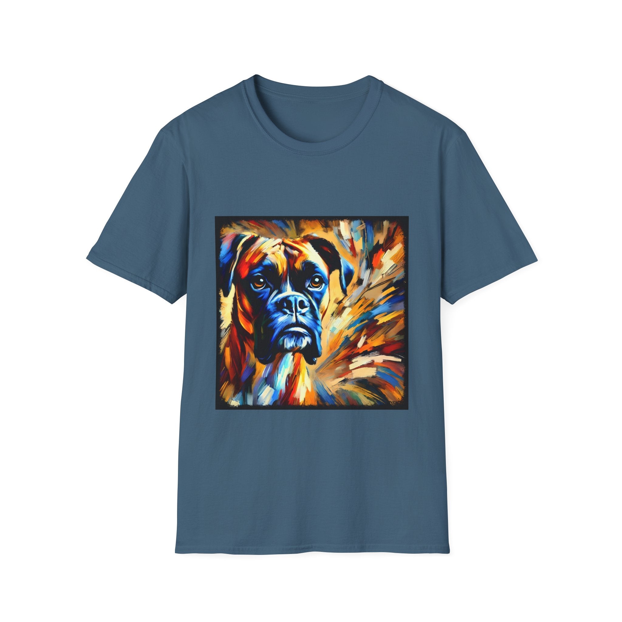 Boxer Sunburst Swirl  | Unisex Dog T-Shirt