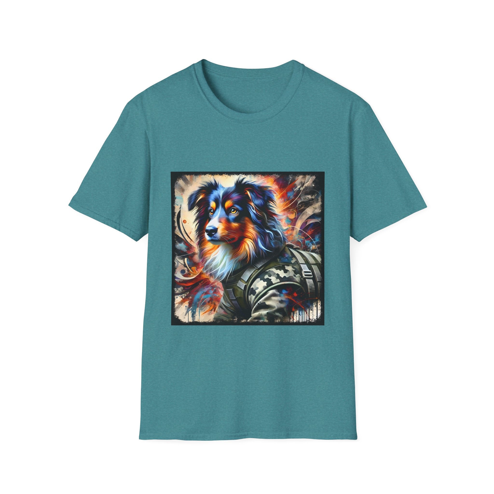 Miniature American Shepherd Camo Classic | Unisex Dog T-Shirt