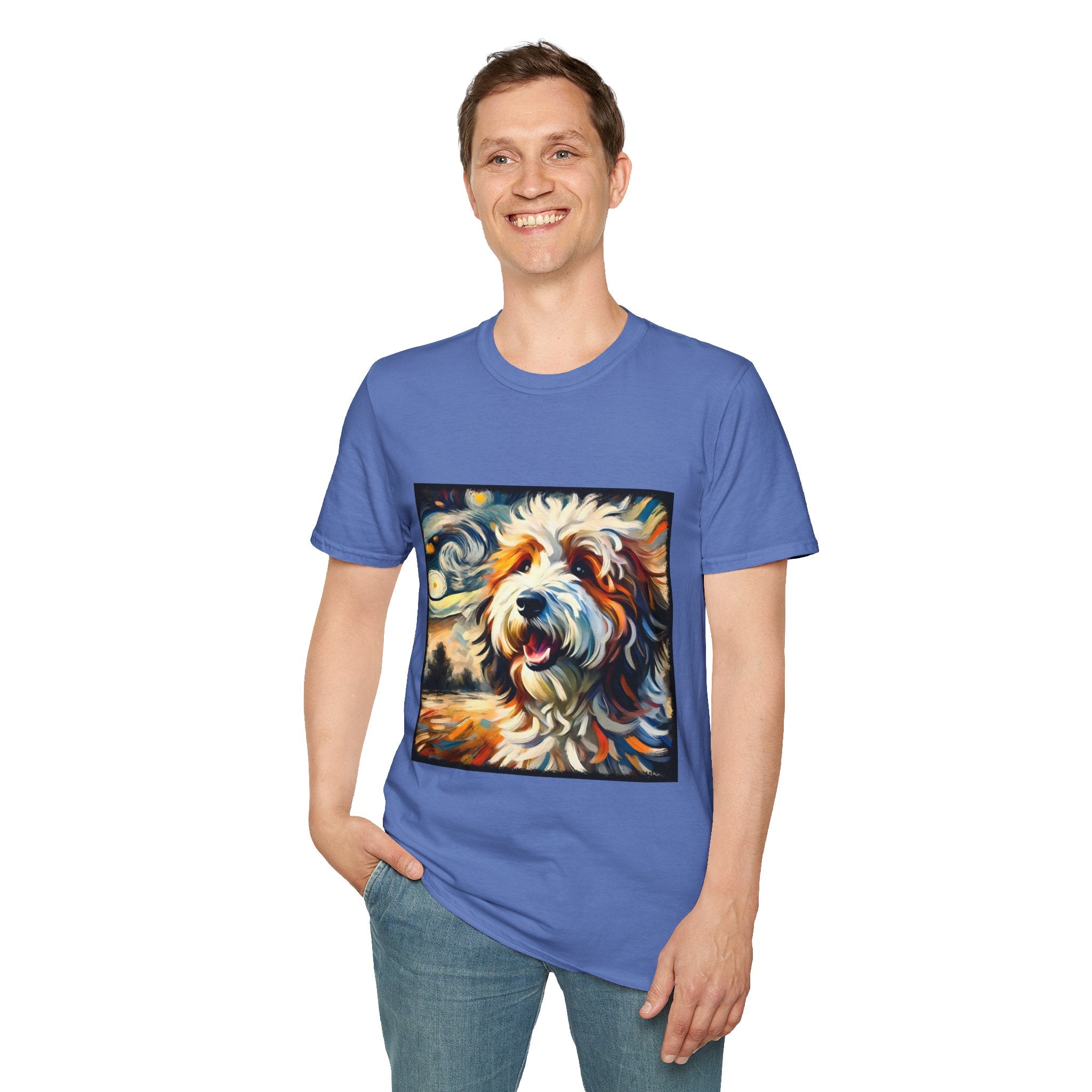 Bernedoodle Vivid Swirl | Unisex Dog T-Shirt