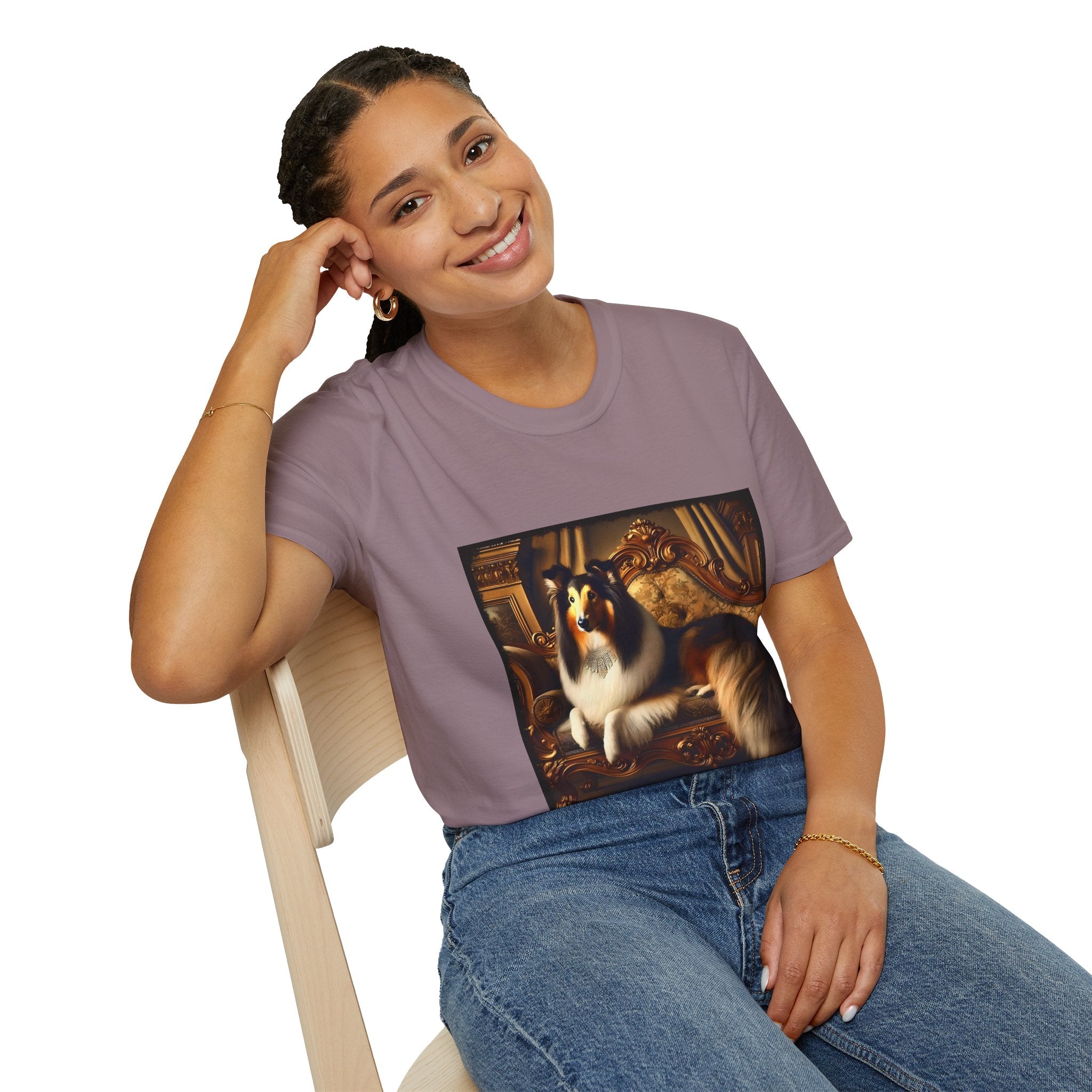 Collie Posh Princess | Unisex Dog T-Shirt