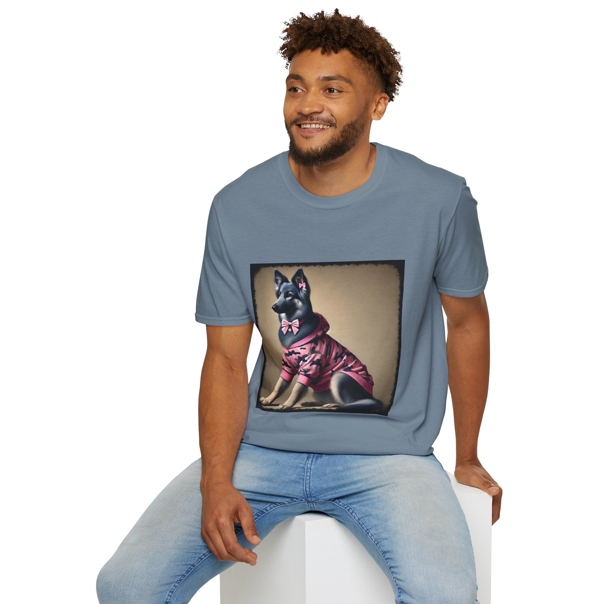German Shepherd Camo Cutie | Unisex Dog T-Shirt