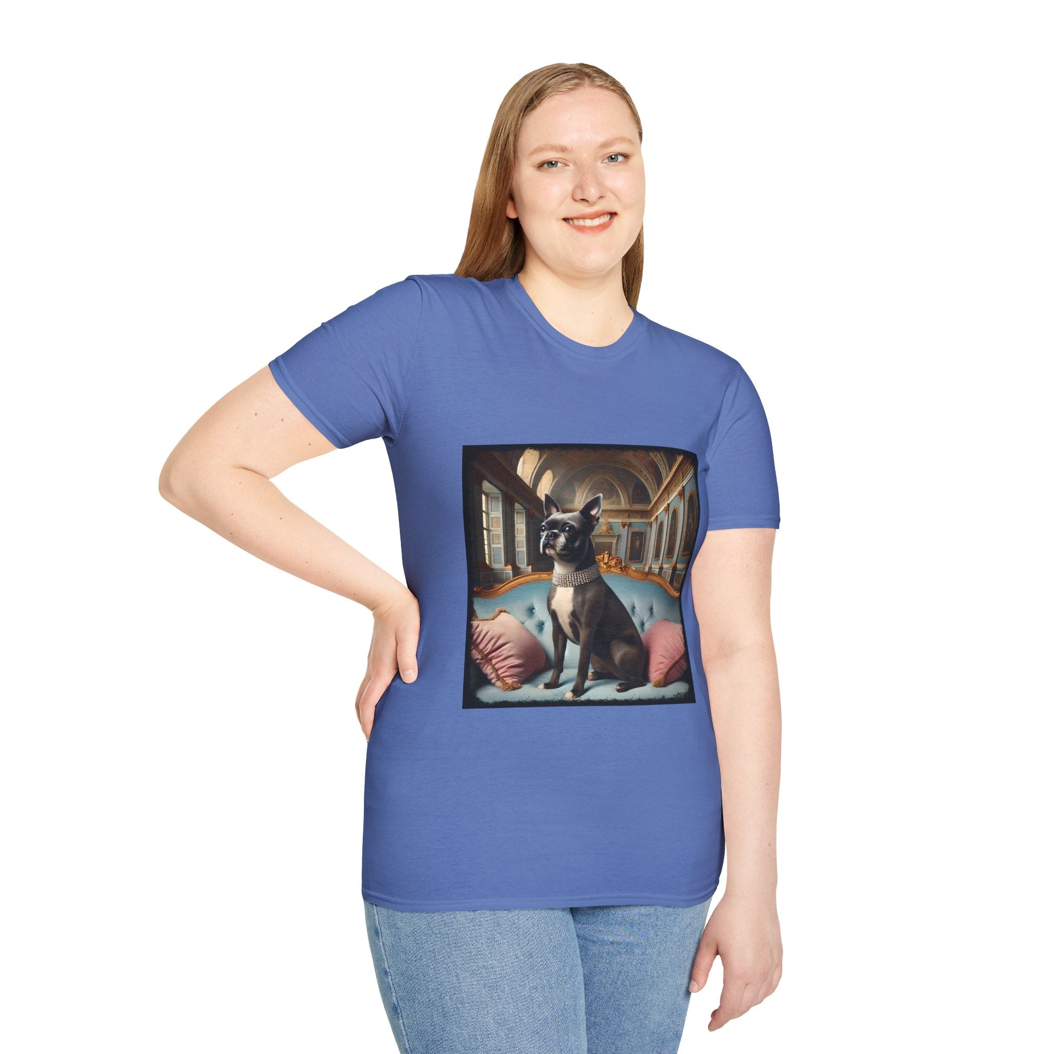 Boston Terrier Blue Baroness | Unisex Dog T-Shirt
