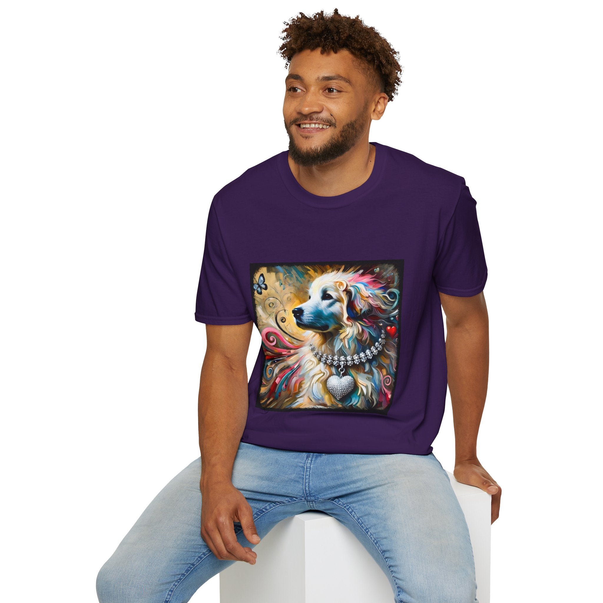 Great Pyrenees Blissful Swirl | Unisex Dog T-Shirt