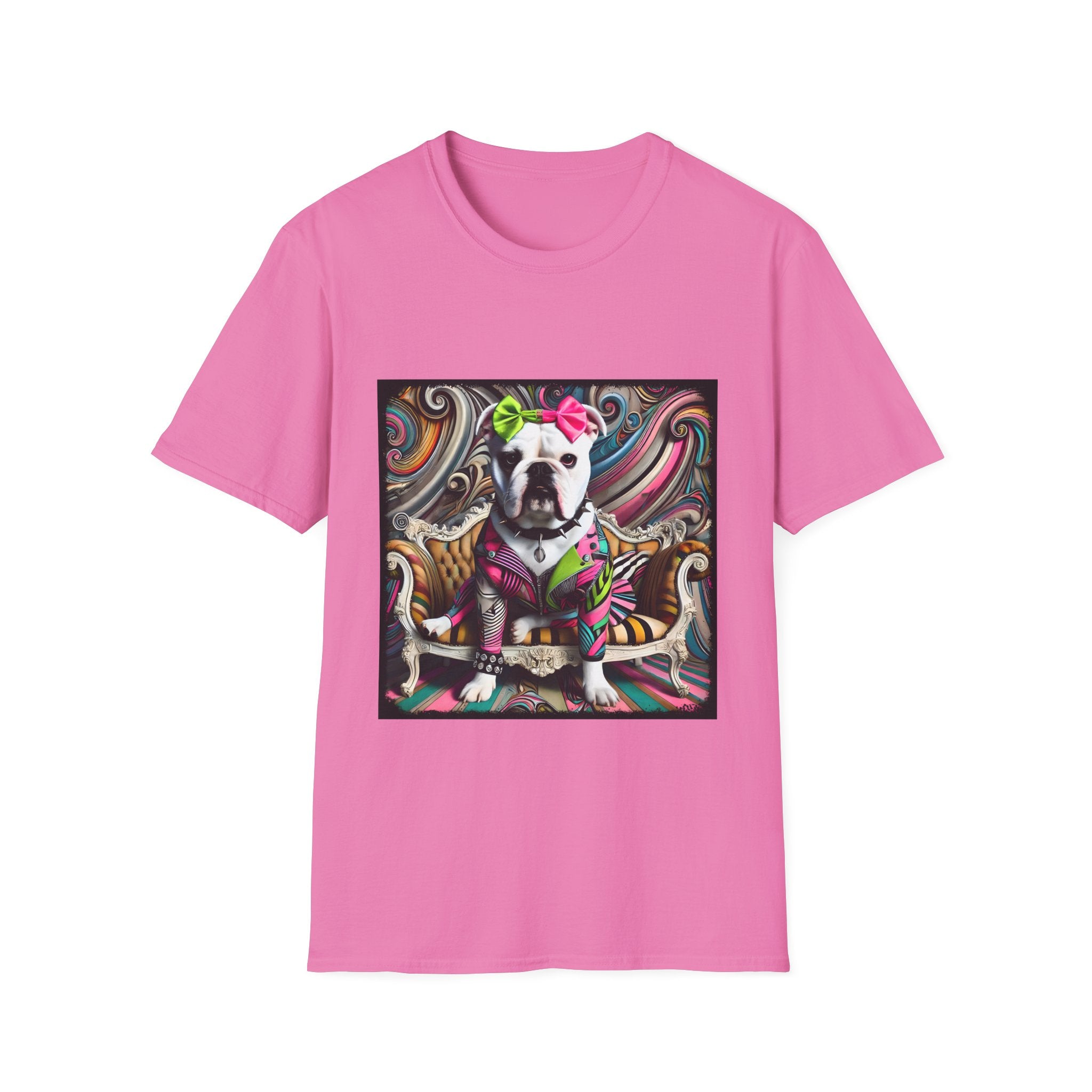 Bulldog Princess Rocker | Unisex Dog T-Shirt