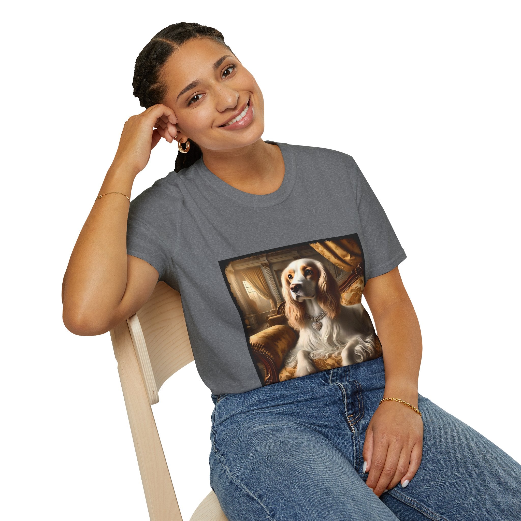 English Springer Spaniel Lemon Princess | Unisex Dog T-Shirt