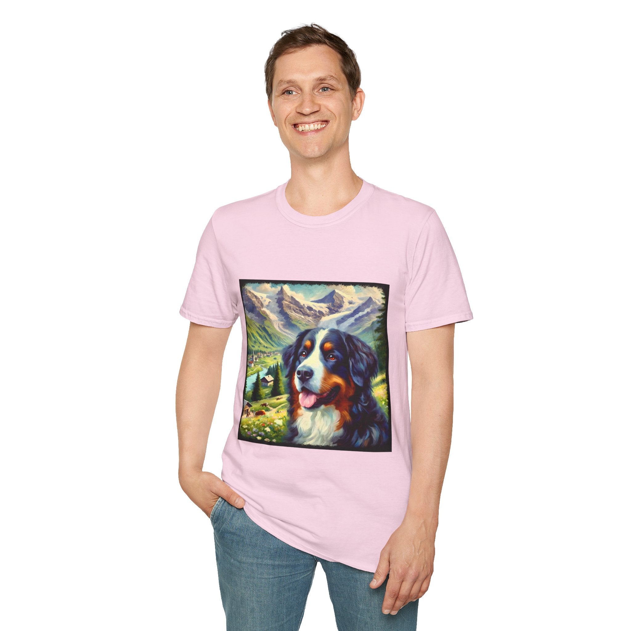Bernese Mountain Dog Swiss Classic | Unisex Dog T-Shirt