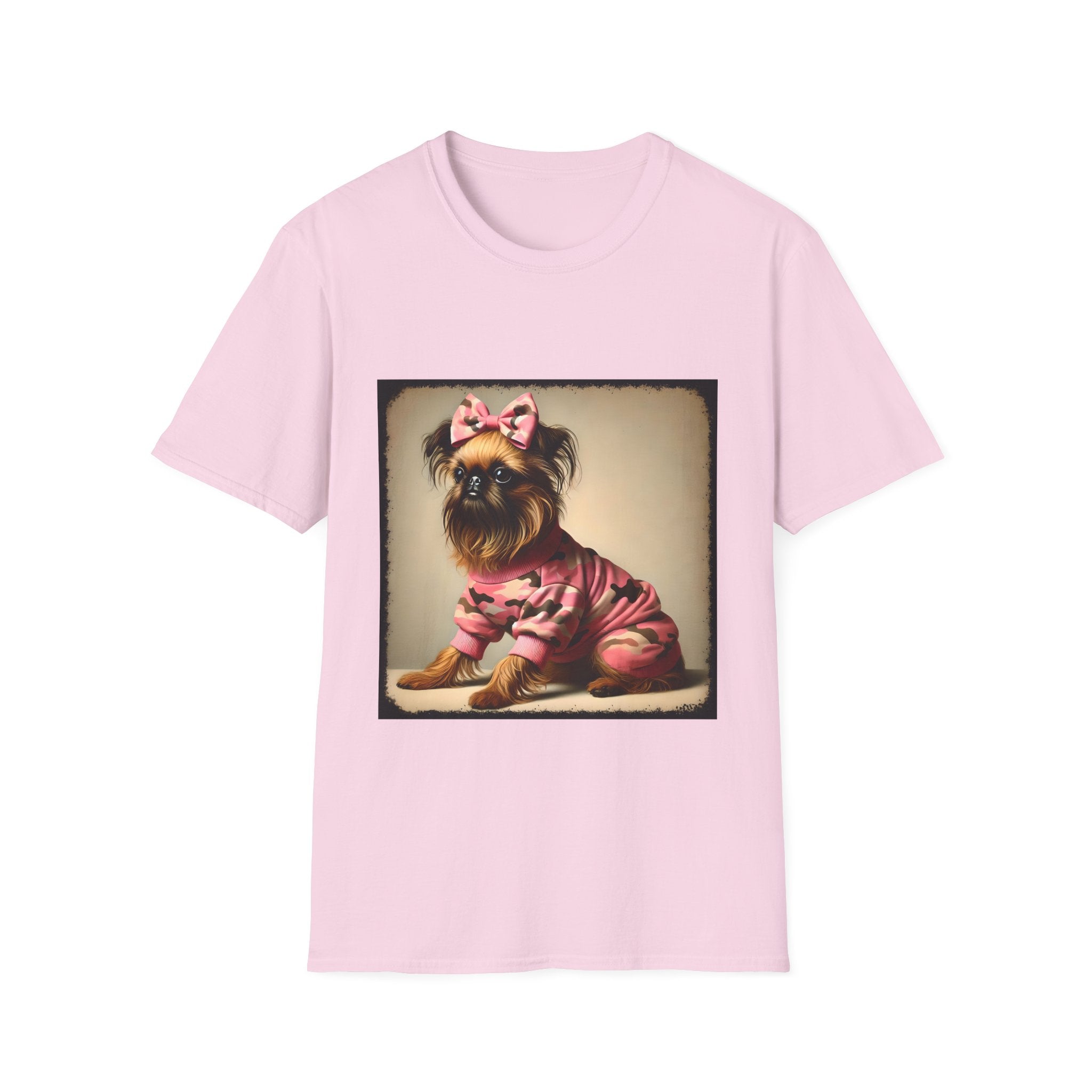 Brussels Griffon Camo Cutie | Unisex Dog T-Shirt
