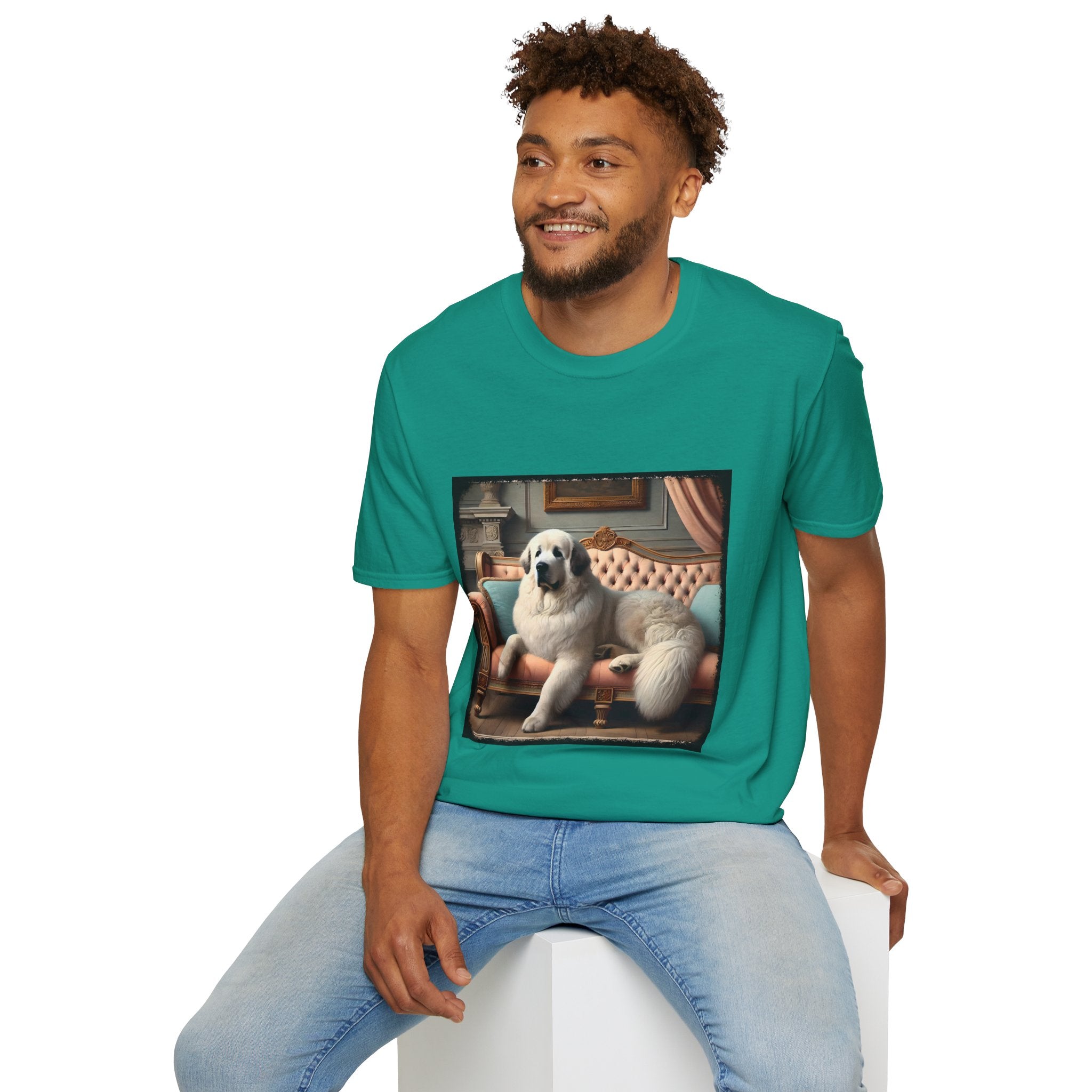 Great Pyrenees Poised Portrait | Unisex Dog T-Shirt