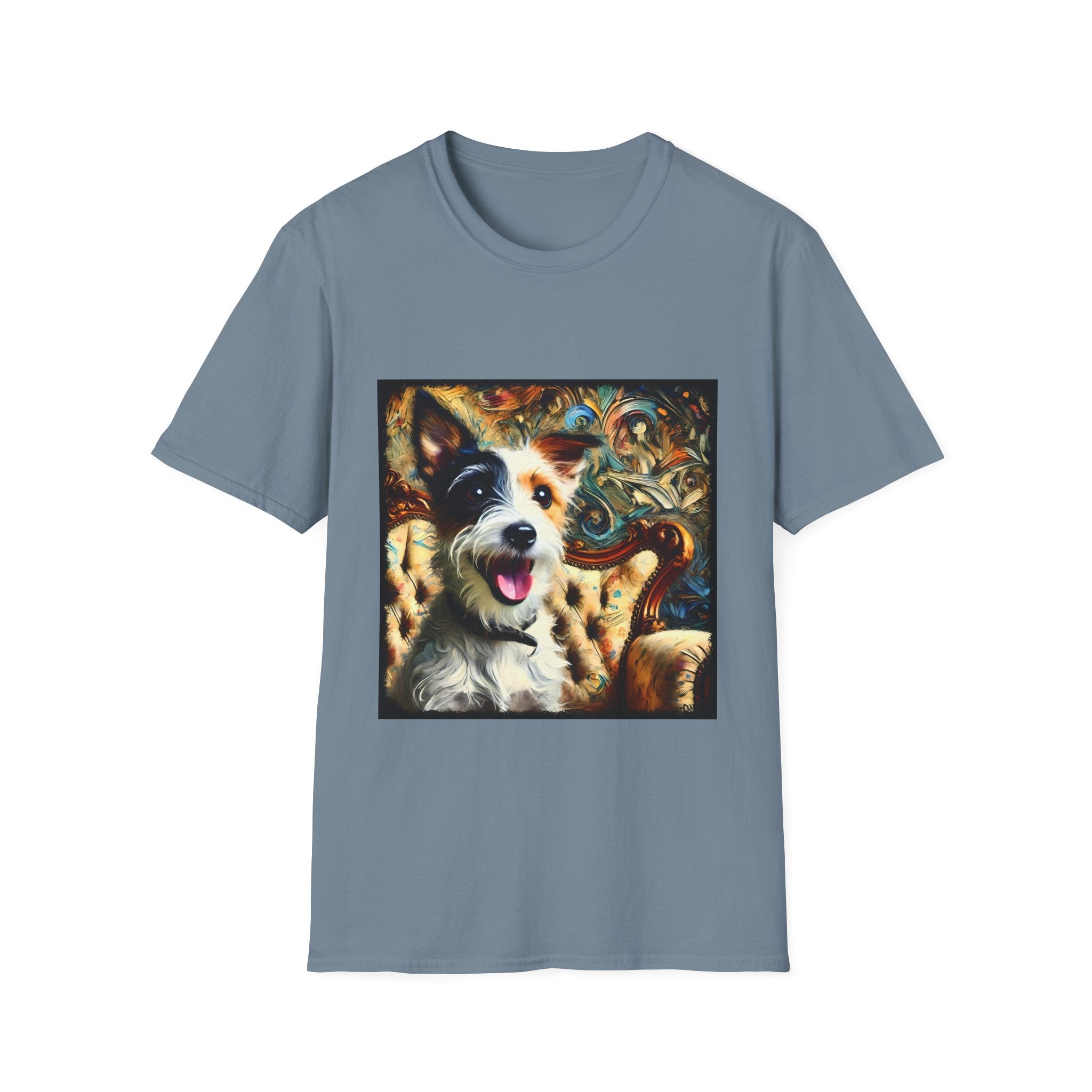 Jack Russell Terrier Blissful Swirl | Unisex Softstyle T-Shirt