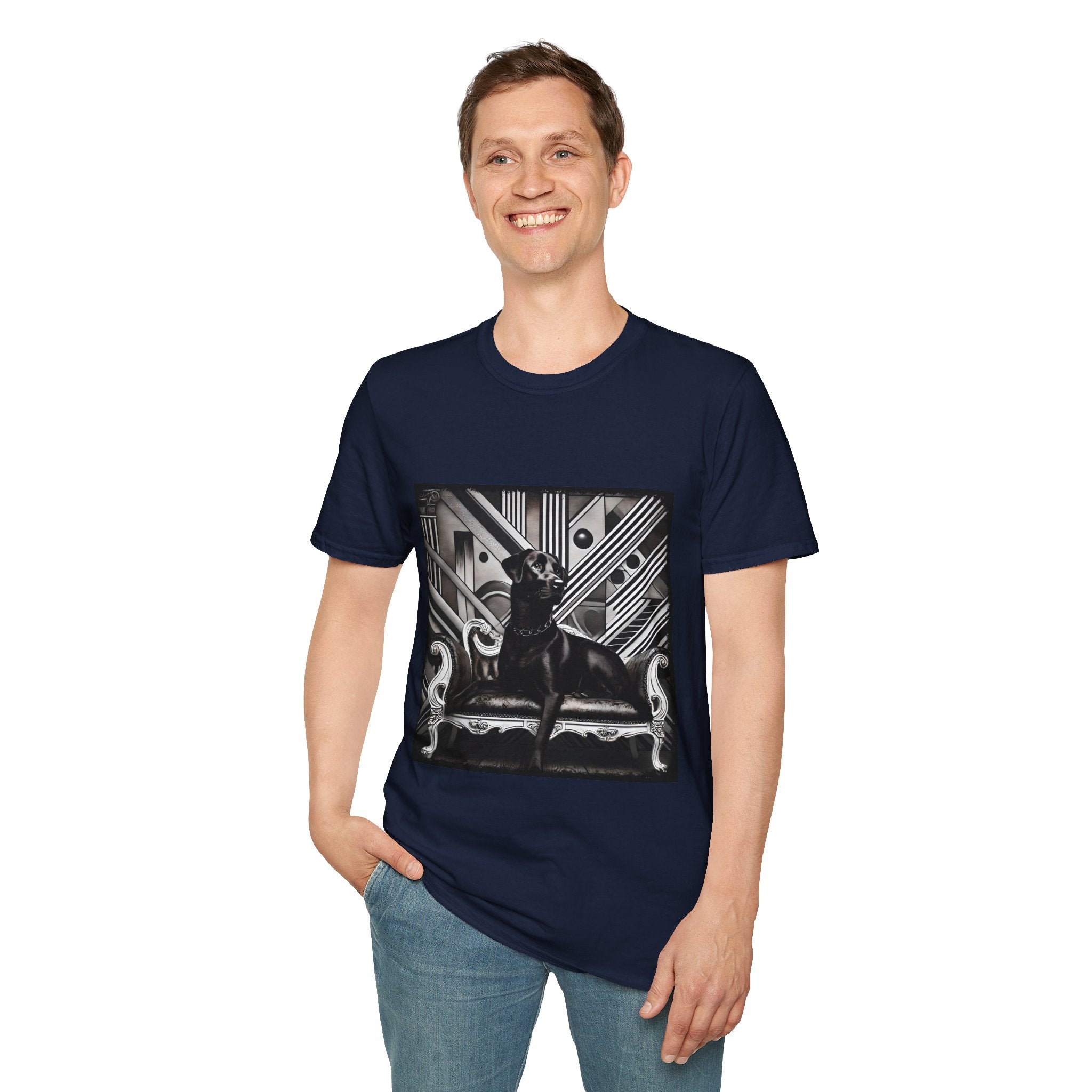 Labrador Retriever B&W Rebel | Unisex Dog T-Shirt