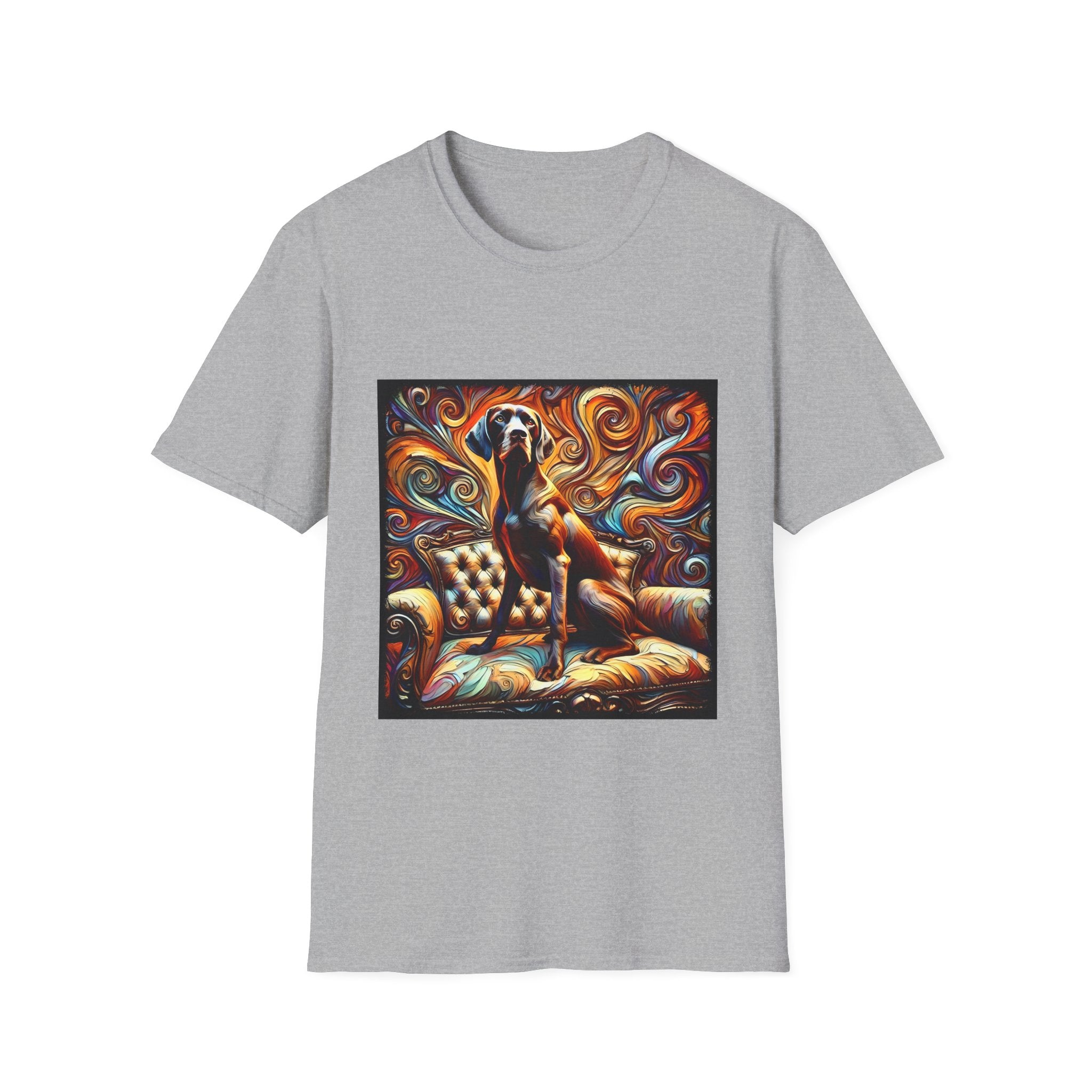 German Shorthaired Pointer Fire Swirl | Unisex Dog T-Shirt