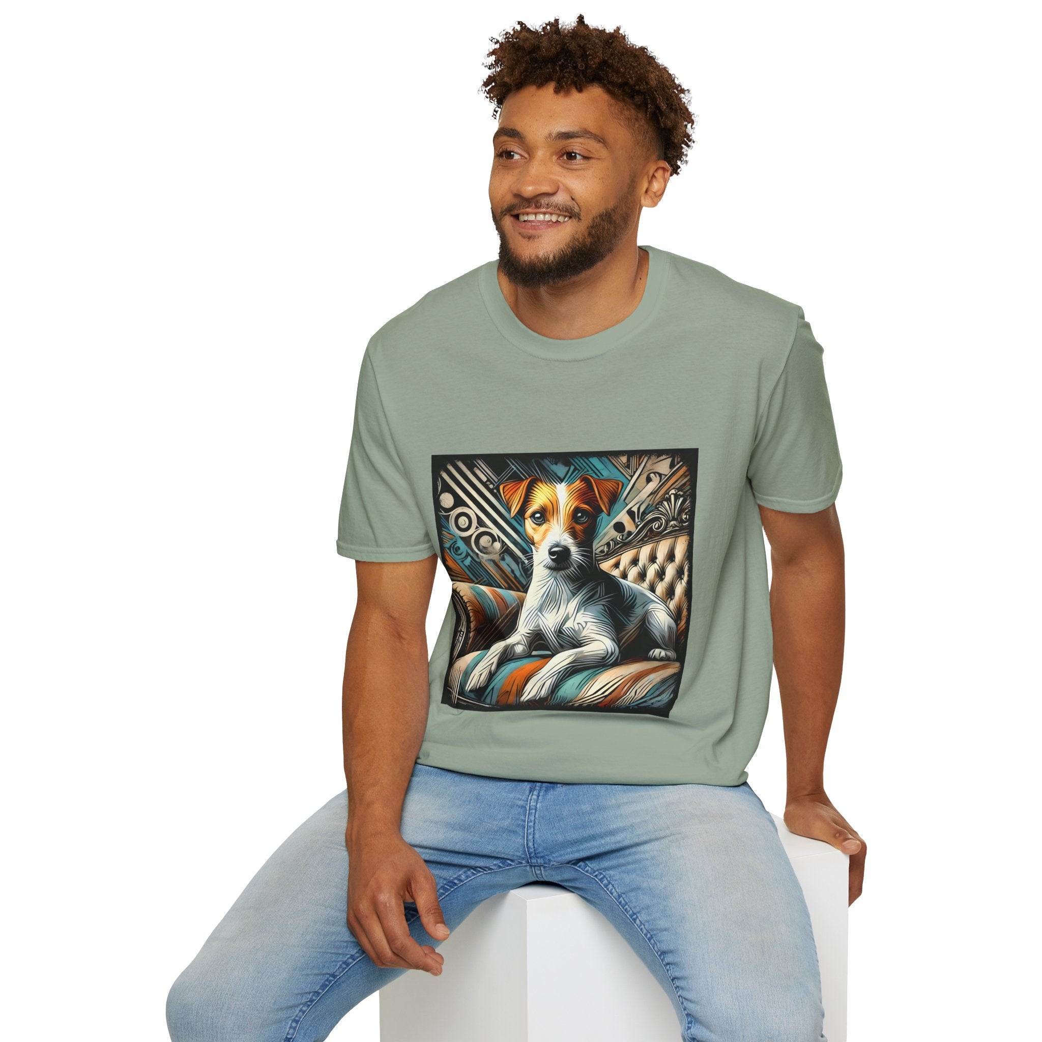 Jack Russell Terrier Warm Rebel | Unisex Dog T-Shirt