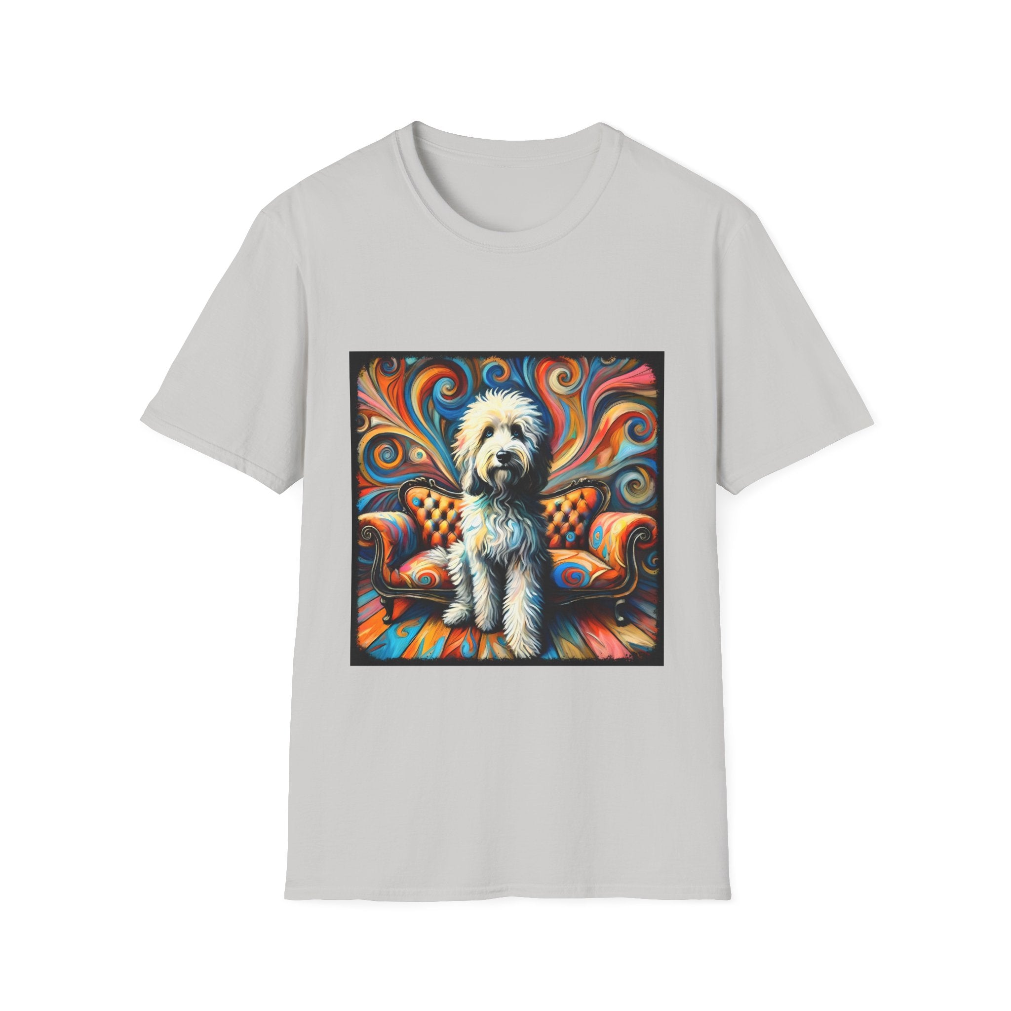 Sheepadoodle Bold Swirl | Unisex Dog T-Shirt