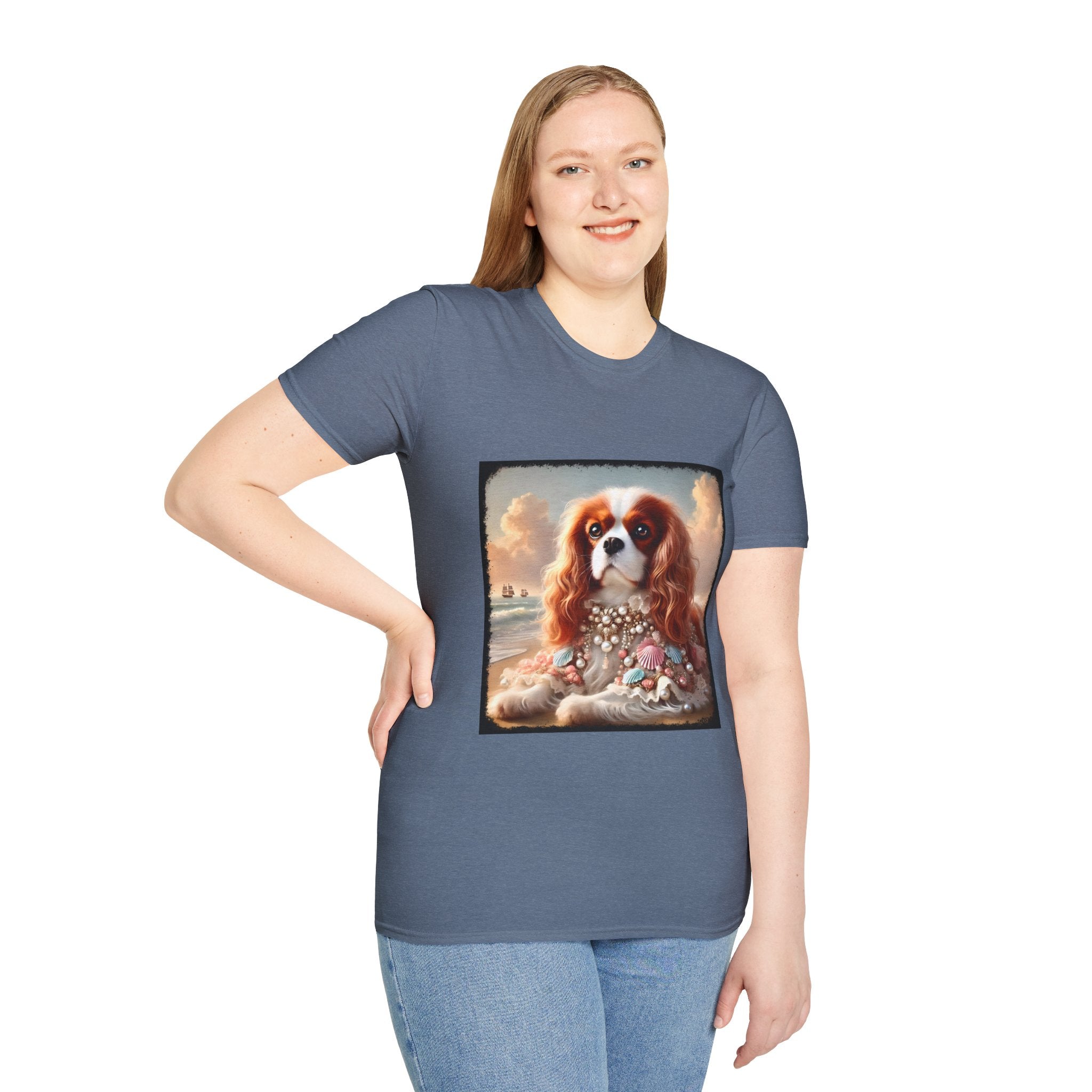 Cavalier King Charles Spaniel Beach Beauty | Unisex Dog T-Shirt