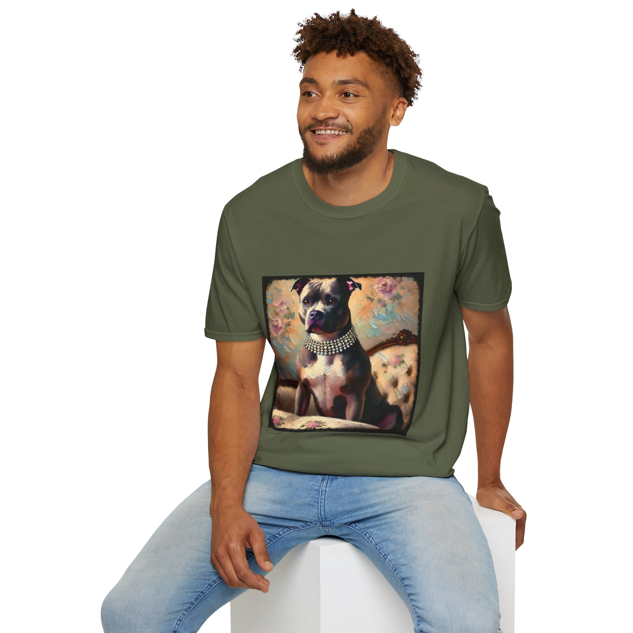 American Pit Bull Terrier Pastel Diamond Classic| Unisex Dog T-Shirt