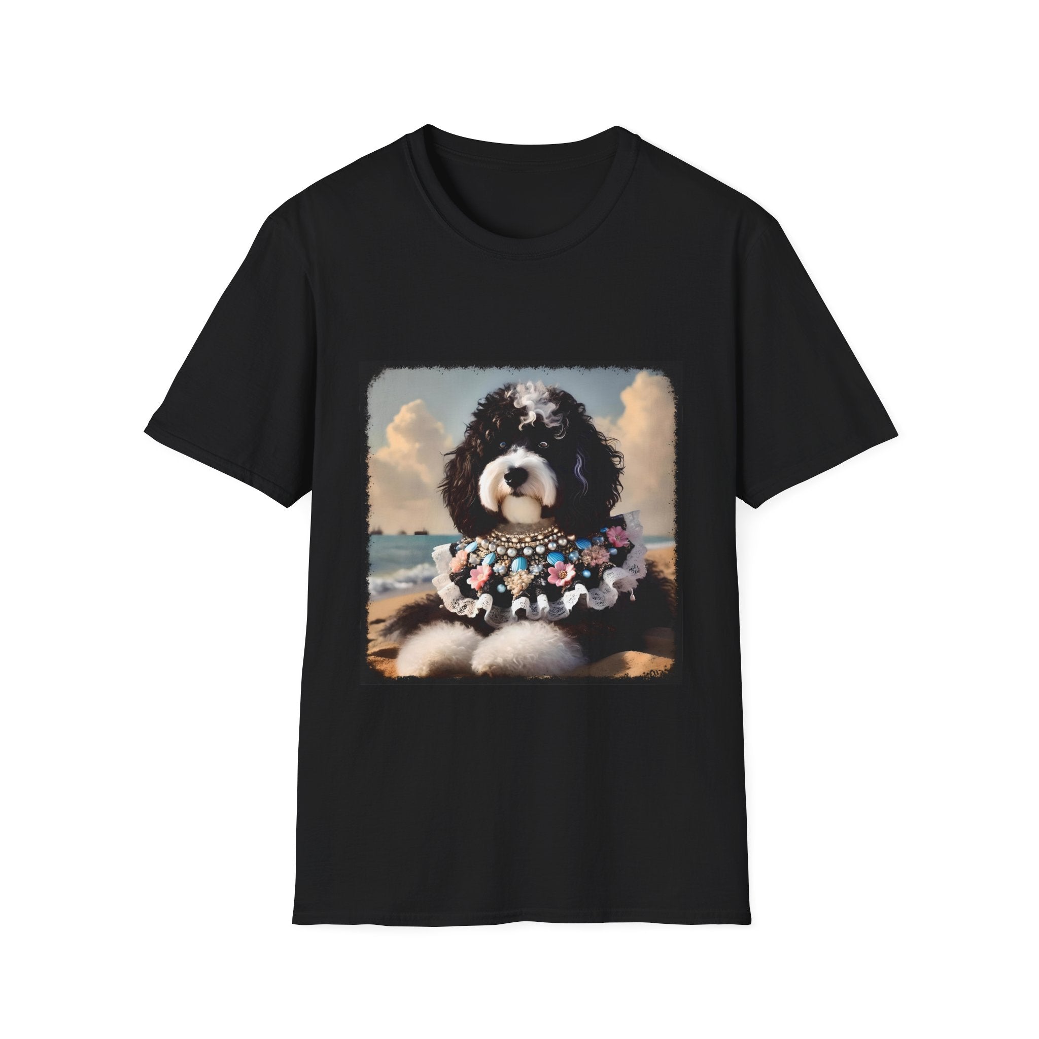 Aussiedoodle Seashell Siren | Unisex Dog T-Shirt