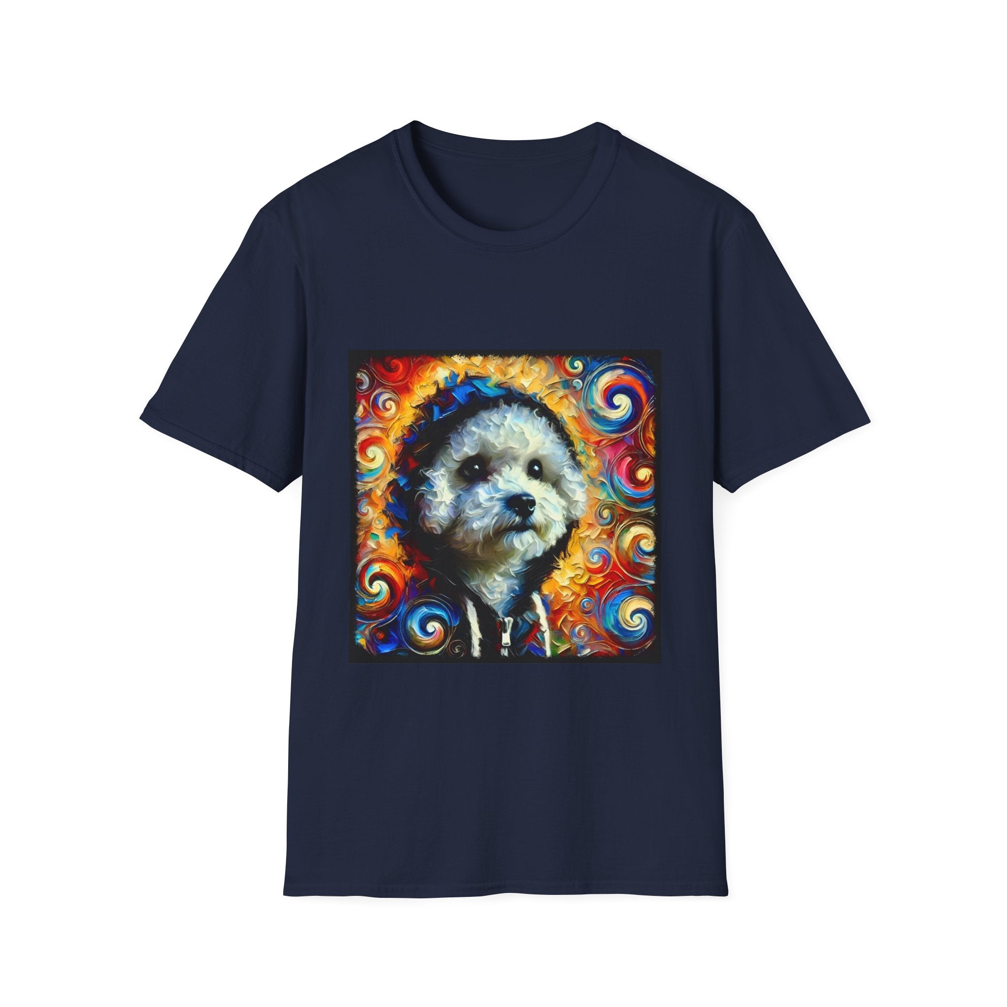 Bichon Frise Urban Swirl | Unisex Dog T-Shirt