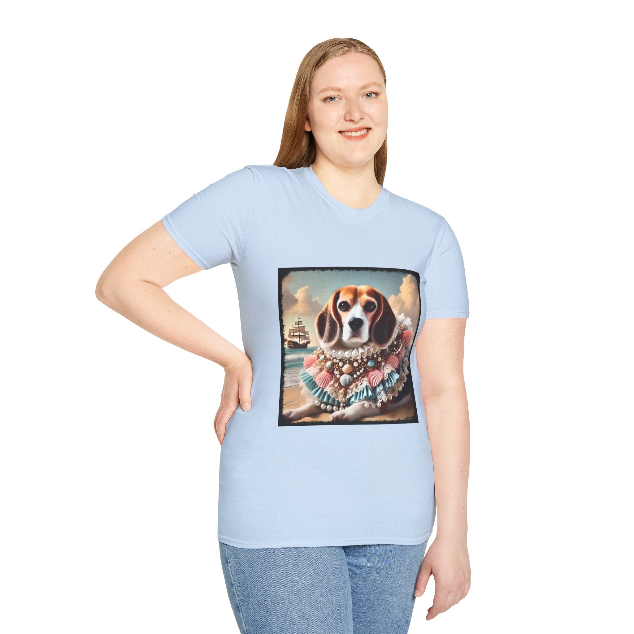 Beagle Beach Beauty | Unisex Dog T-Shirt