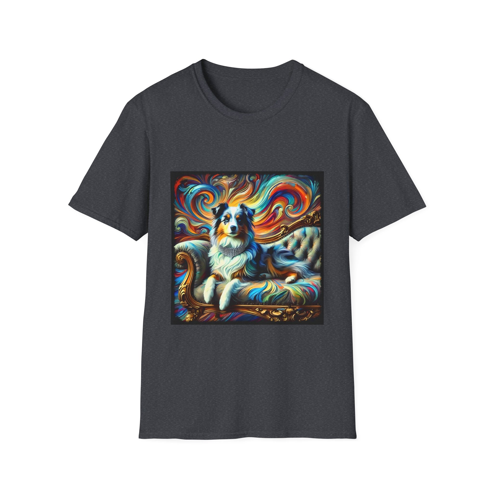 Miniature American Shepherd Vivid Swirl | Unisex Dog T-Shirt