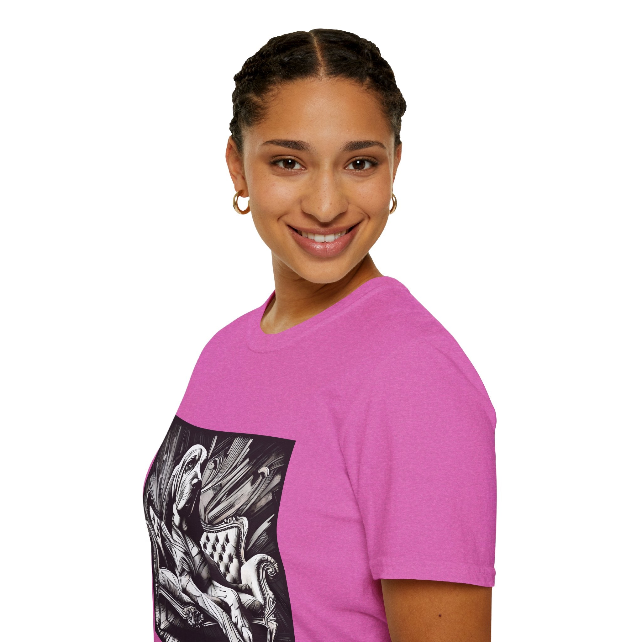 Bloodhound B&W Bold | Unisex Dog T-Shirt