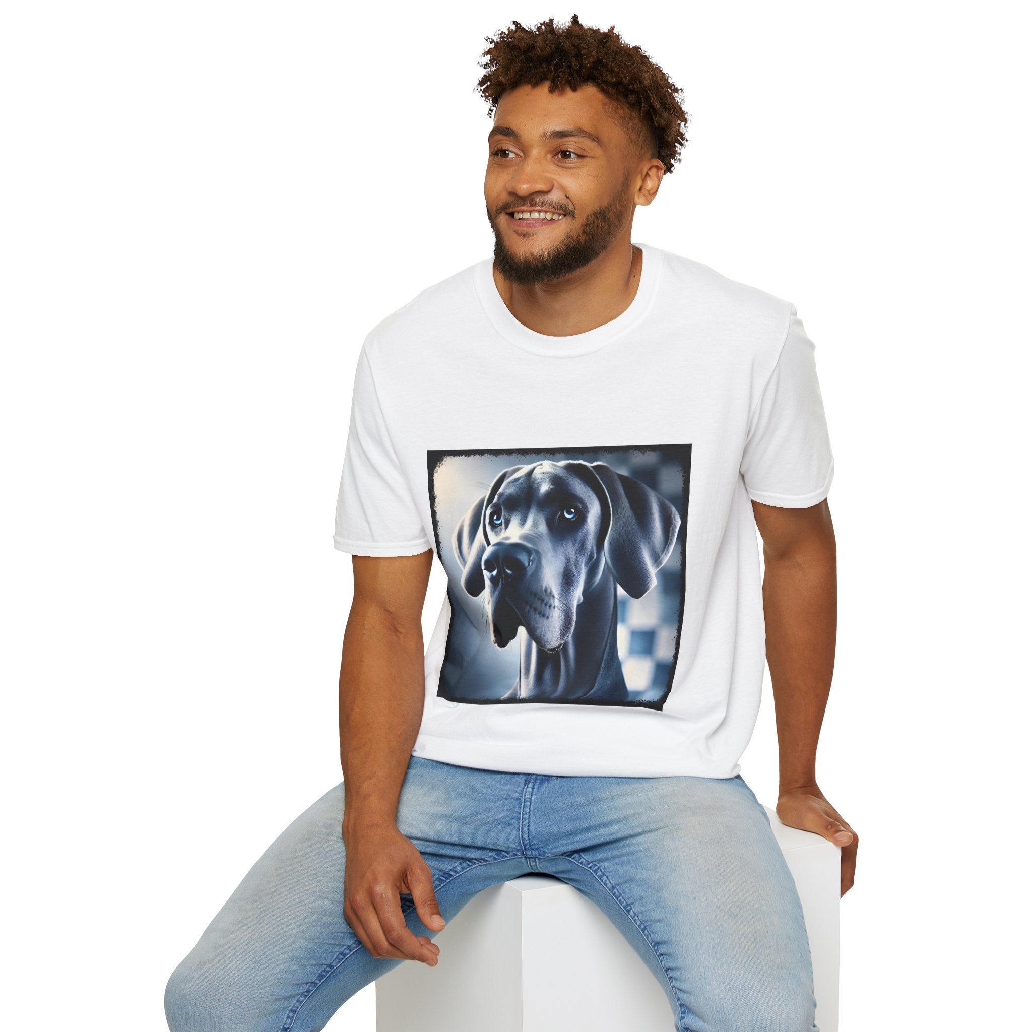 Great Dane Regal Pose | Unisex Dog T-Shirt